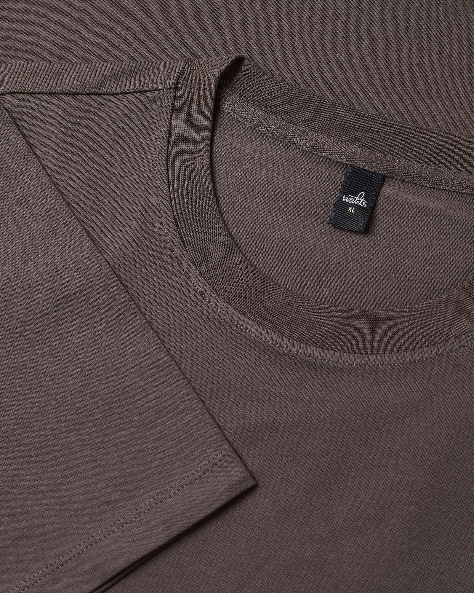 Travel Light Timeless Top Wahts Jersey Stretch Short Sleeve T-Shirt BERKLEY (Dark Brown)