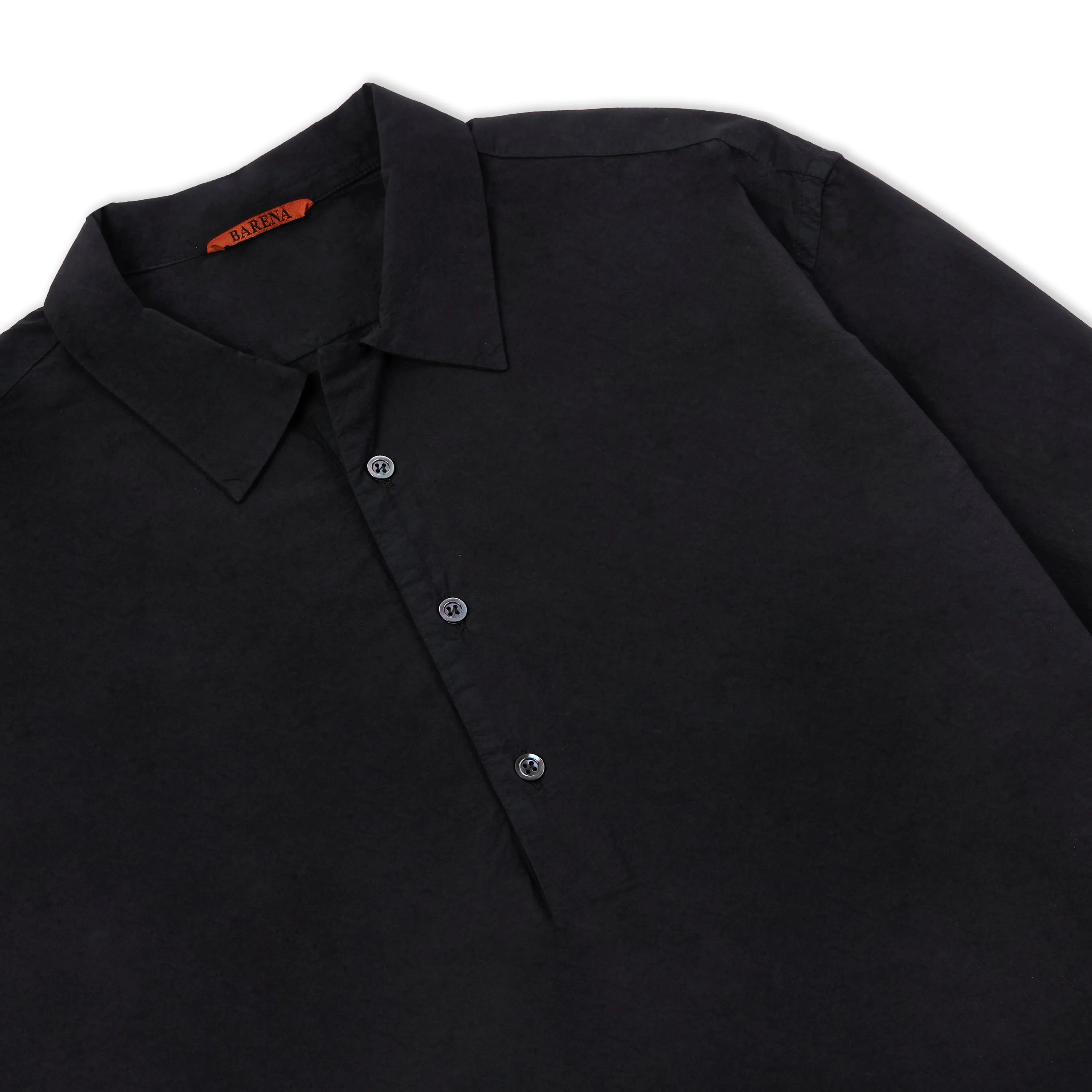 Checkered Print Genga Shirt - Nero