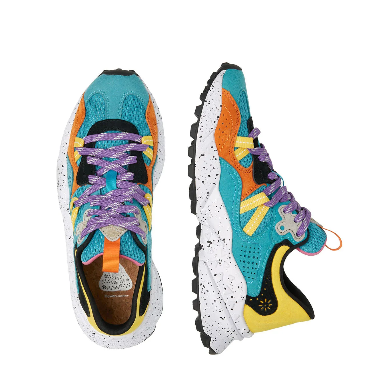 Flower Mountain Tiger Hill Petrol / Orange Ventilated Mesh Cold Weather