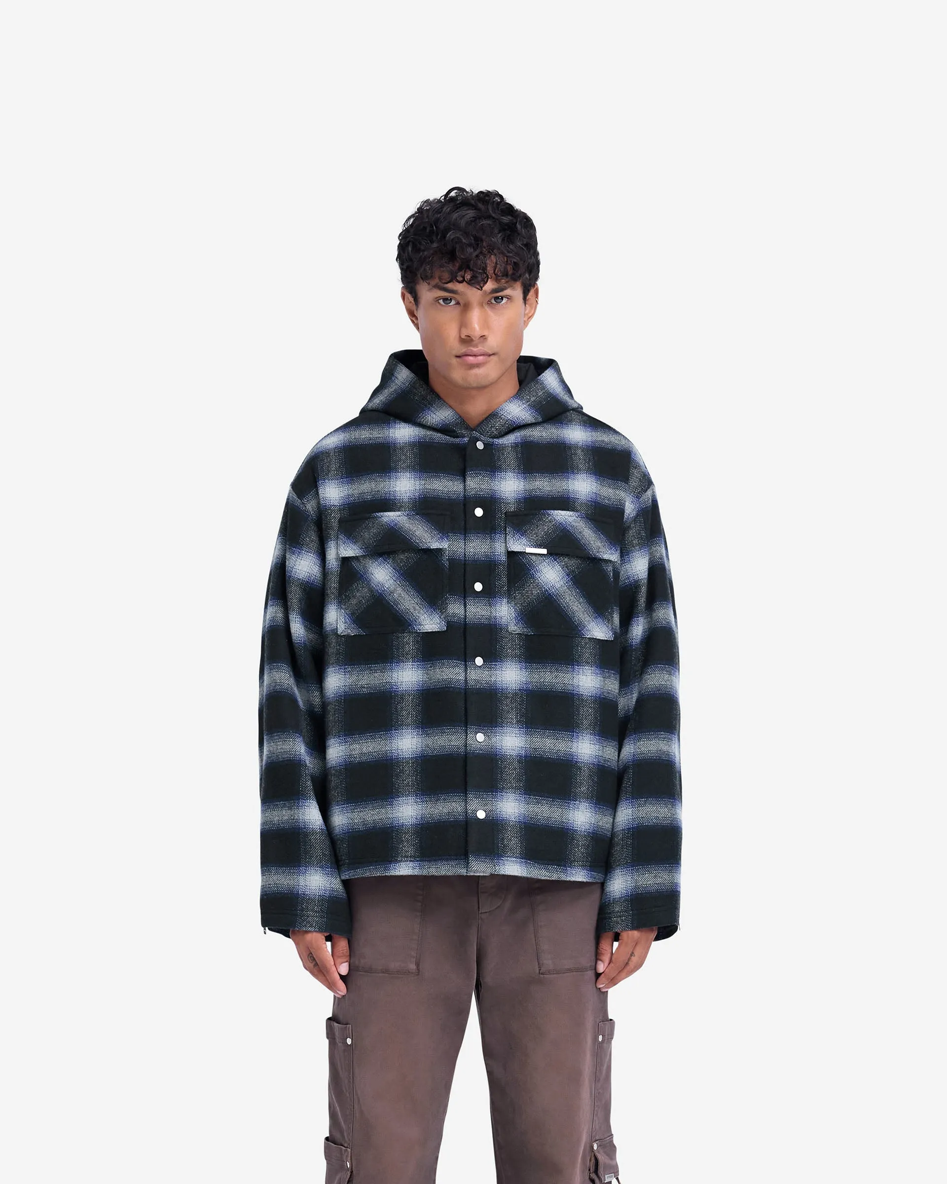 Hooded Overshirt - Midnight Navy Everyday Comfort Cultural Inspired