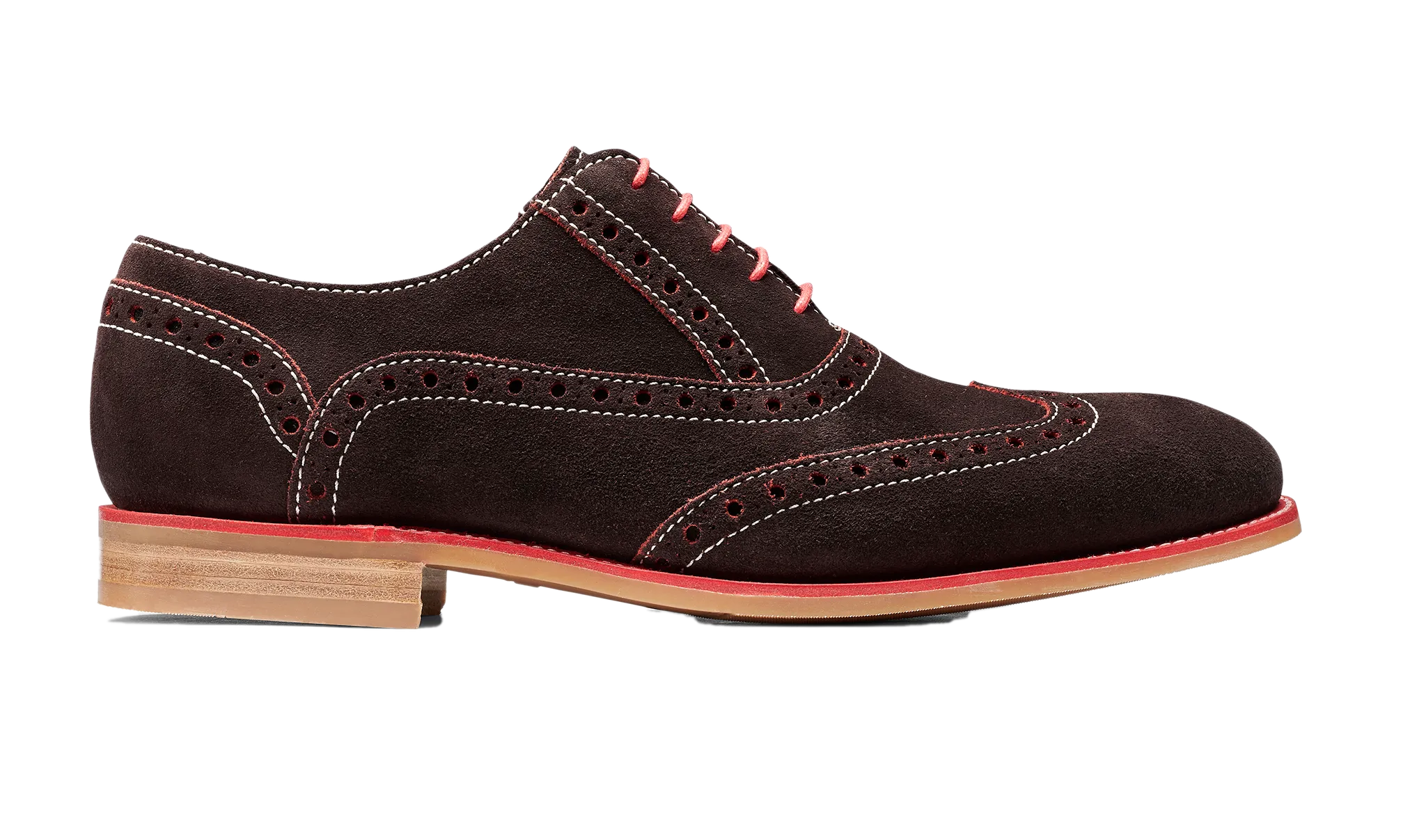 Grant - Beluga Red Suede Handcrafted High Society