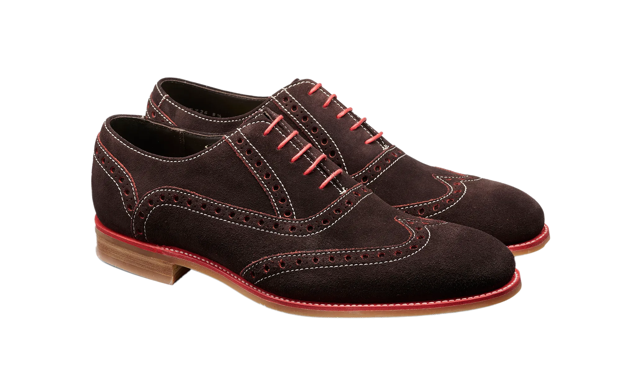 Extra Height Grant - Beluga Red Suede