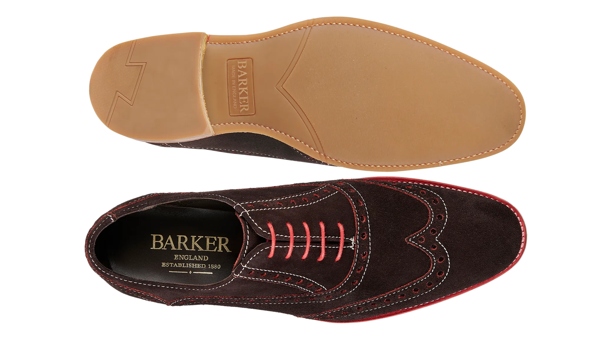 All Shade Boardroom Ready Grant - Beluga Red Suede