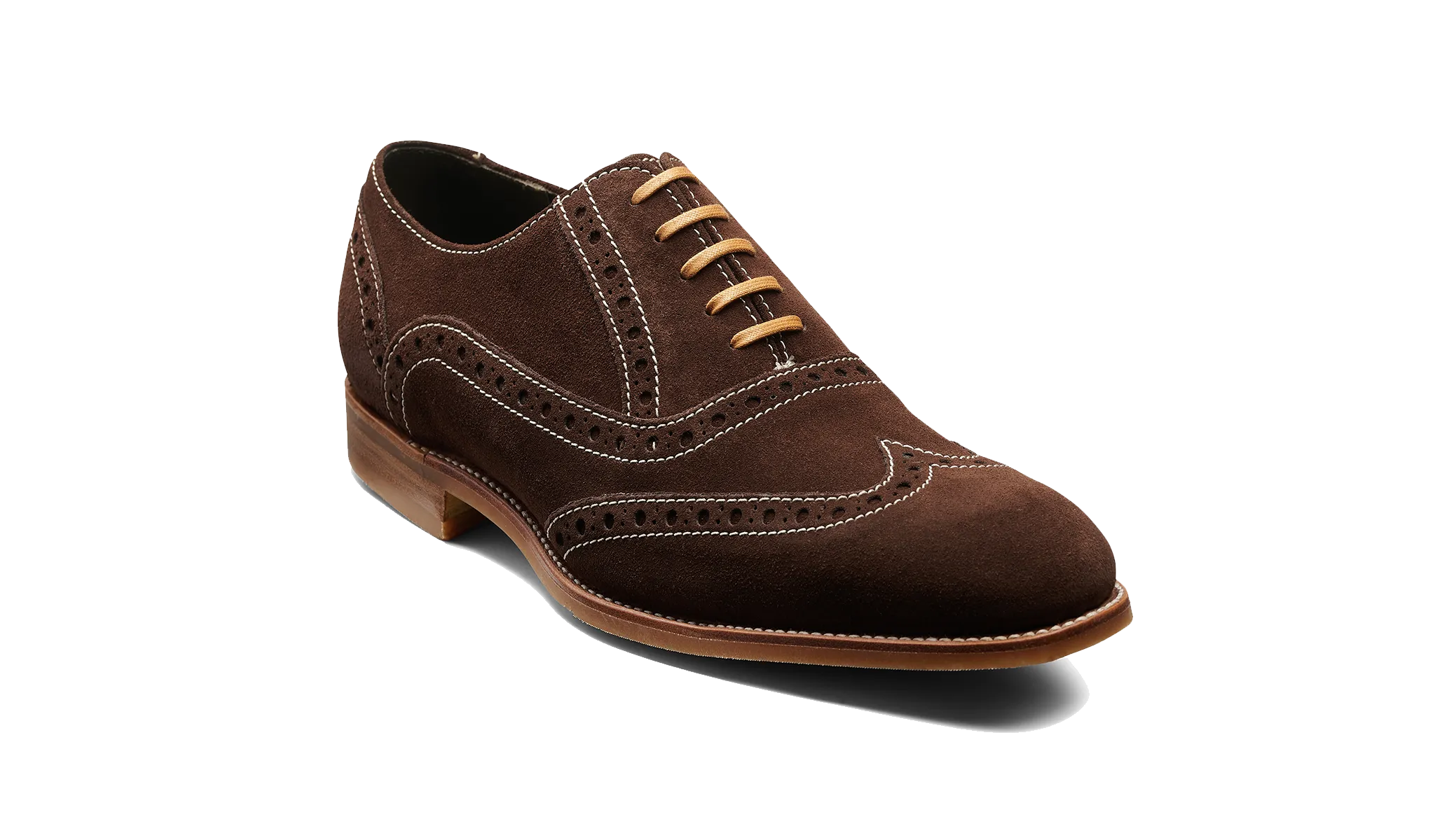 Minimal Stitch Tidy Finish Grant - Brown Suede