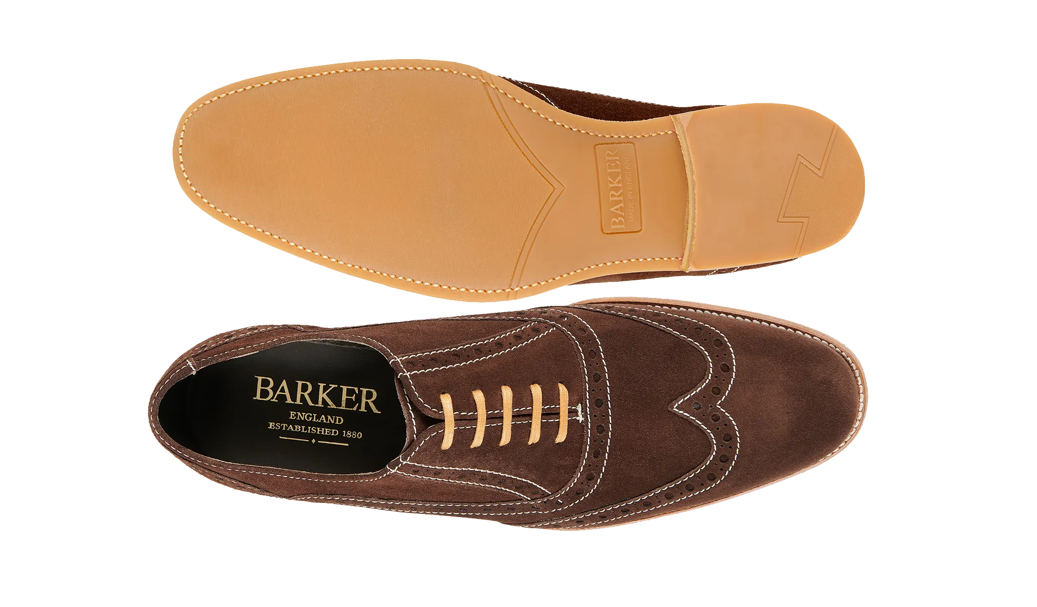 Occasion Fit Contemporary Look Grant - Brown Suede