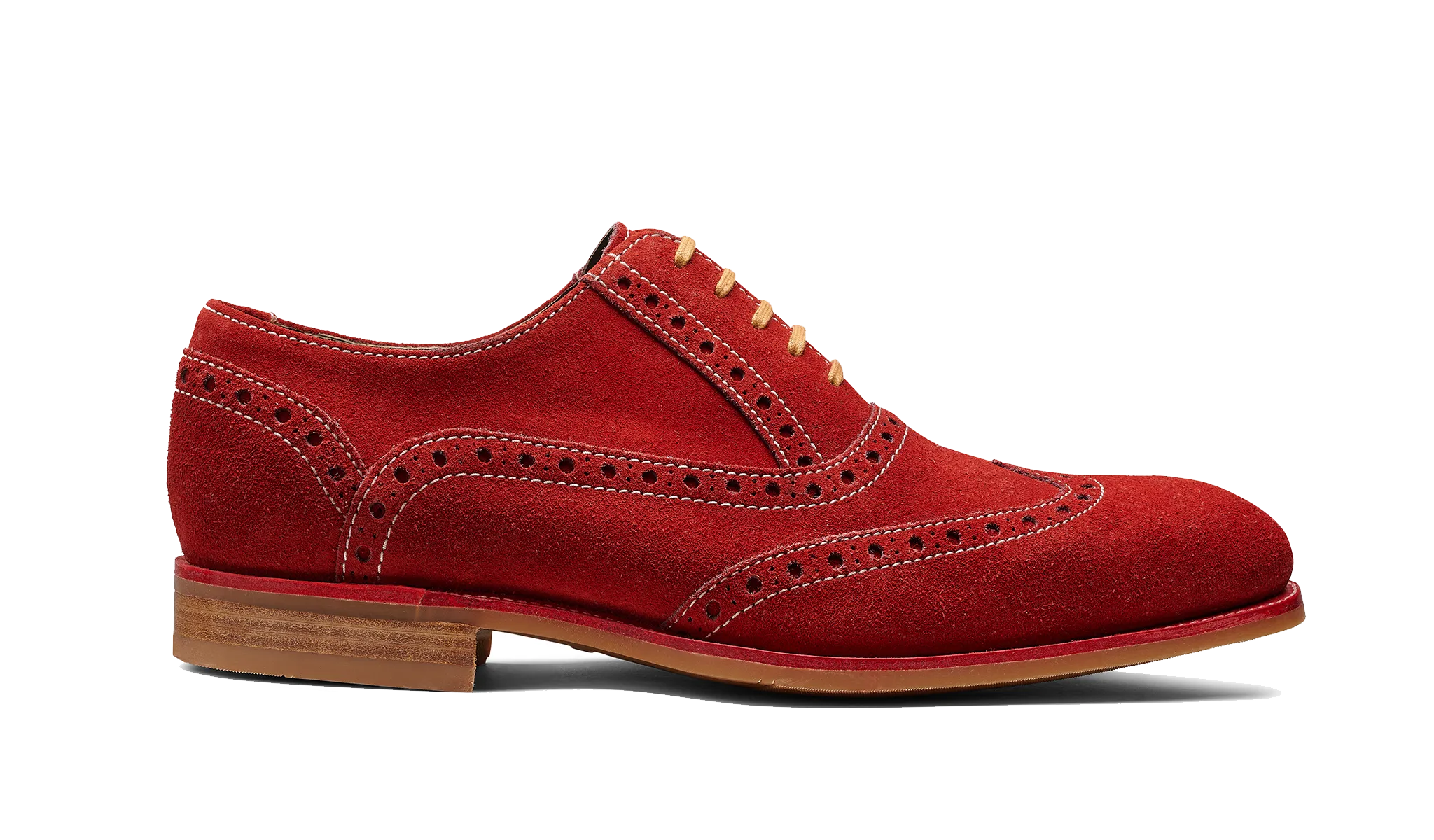 Trusted Style Workplan Fit Grant - Red Grey Suede