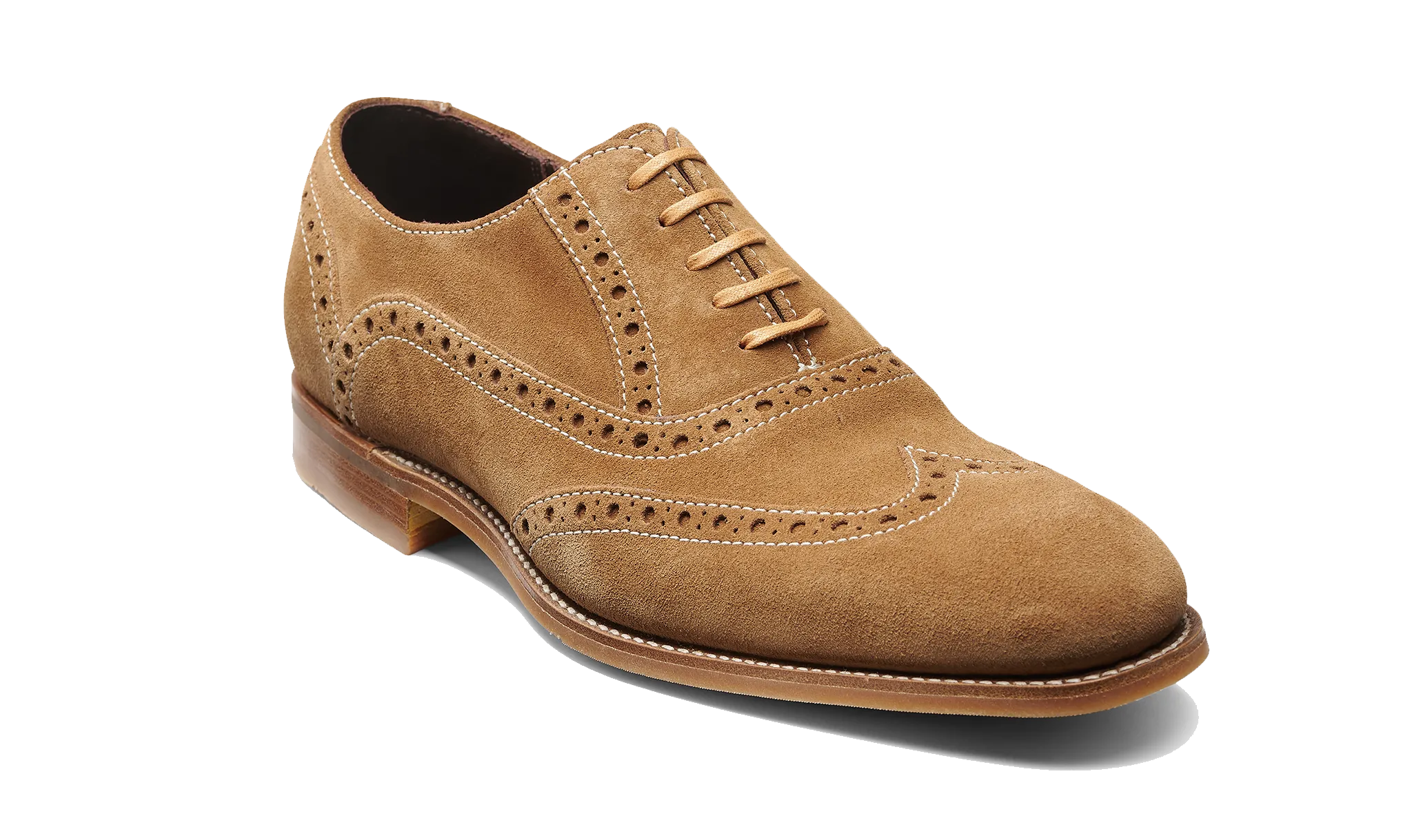 Stylish Pattern Gloss Shine Grant - Tan Suede