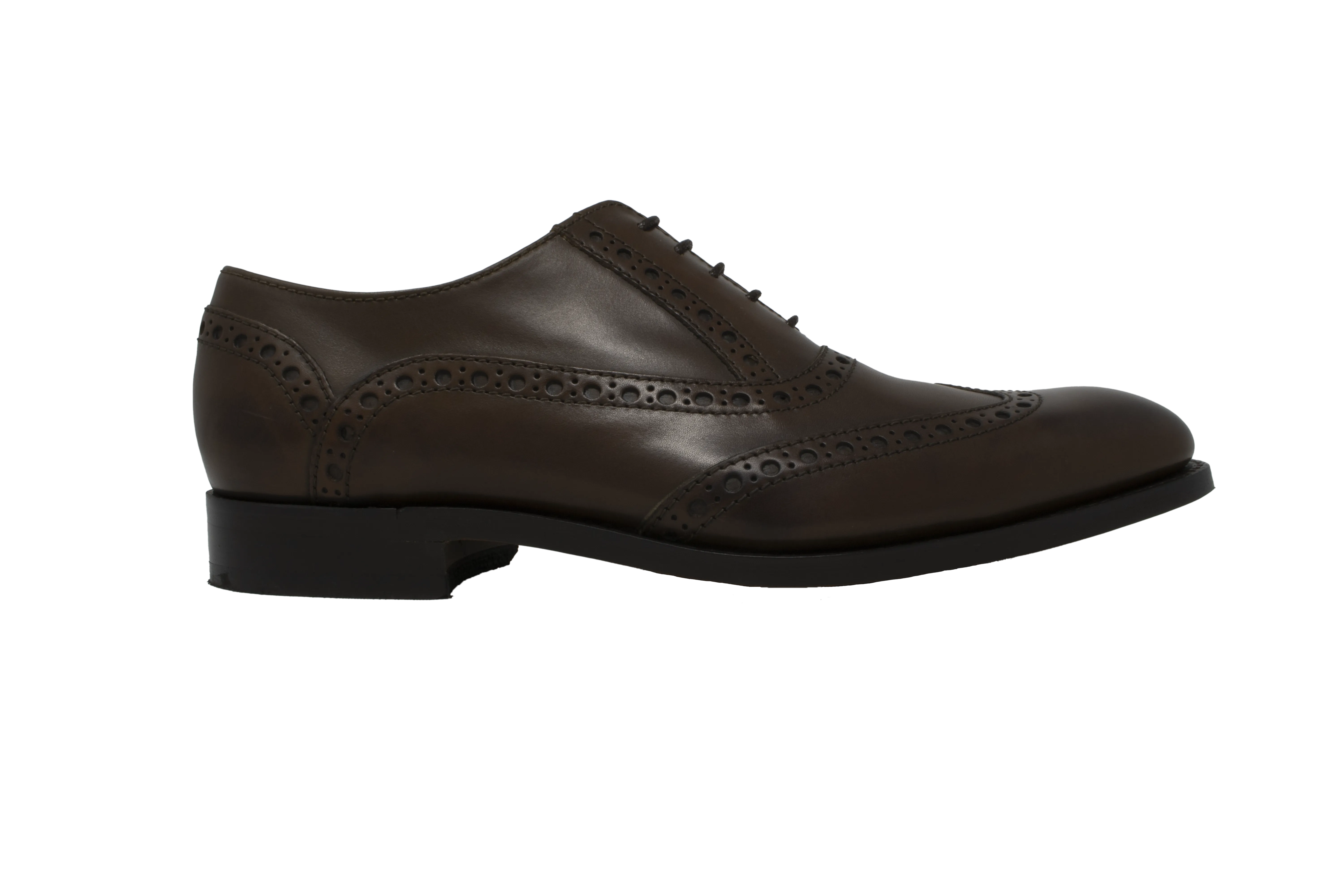 Leather Upper Lead Shade Grant - Walnut Calf