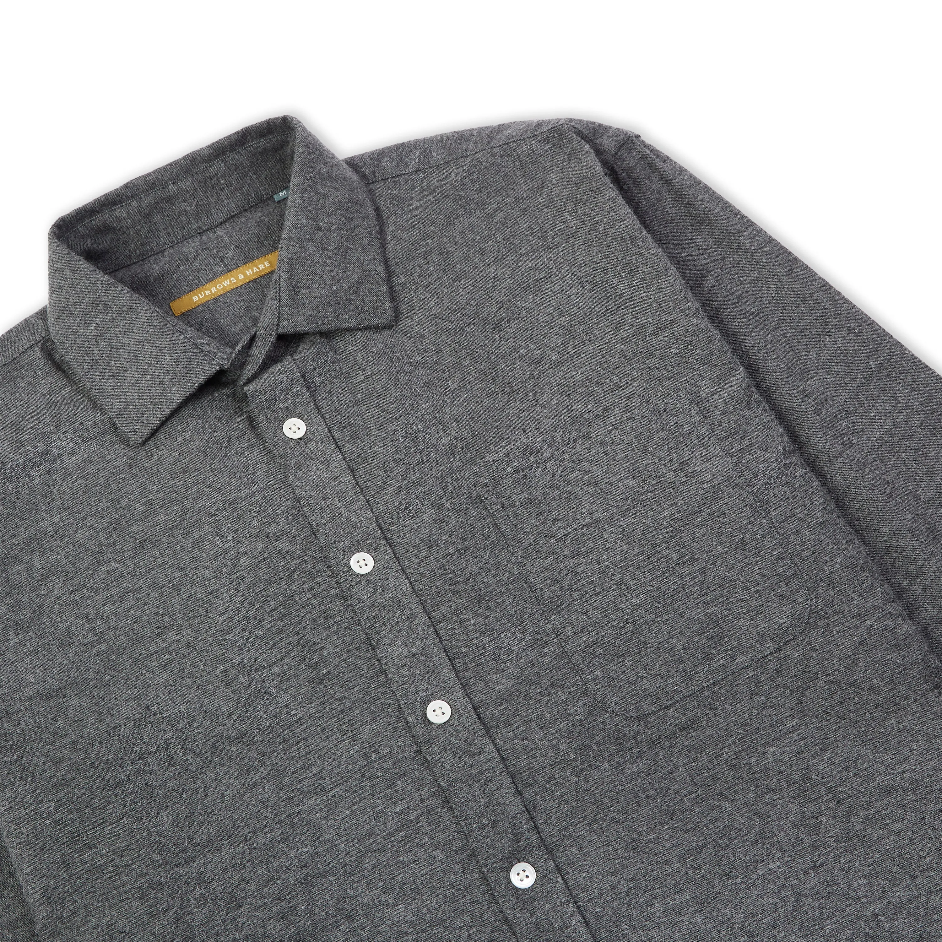 Formal Elegance Hypoallergenic Lining Graphite Shirt -  Charcoal