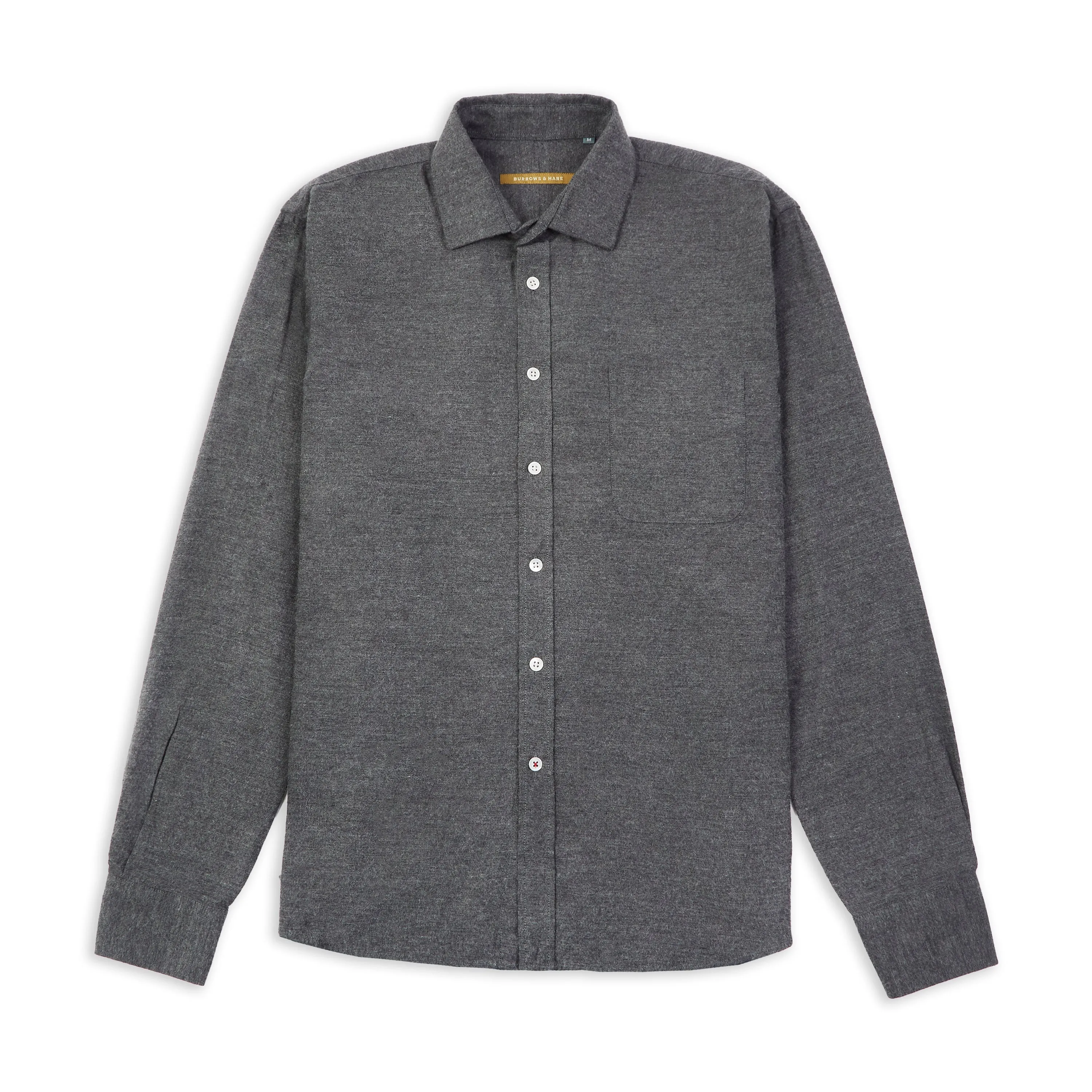 Flatlock stitching Graphite Shirt -  Charcoal