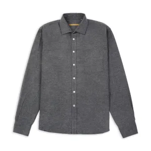 Flatlock stitching Graphite Shirt -  Charcoal
