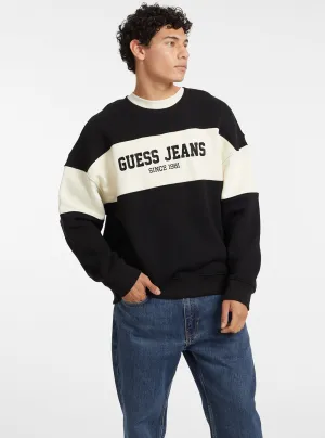 Guess Jeans Black Logo Jumper Active Wear Look product customization