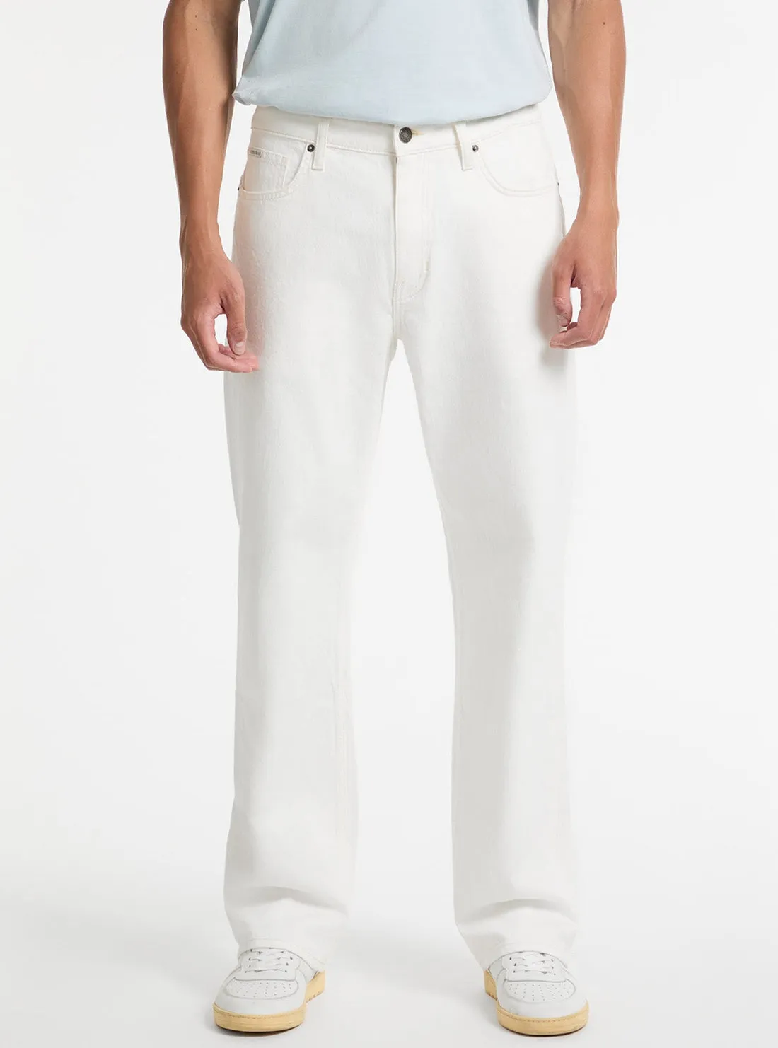 Fit For Every Day Routine Wear Guess Jeans Eco White G18 Relaxed Jeans