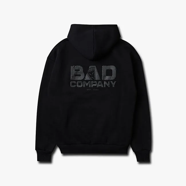 Everyday Hoodie bead accents Gym King Bad Company Fleece Hood - Black/Black