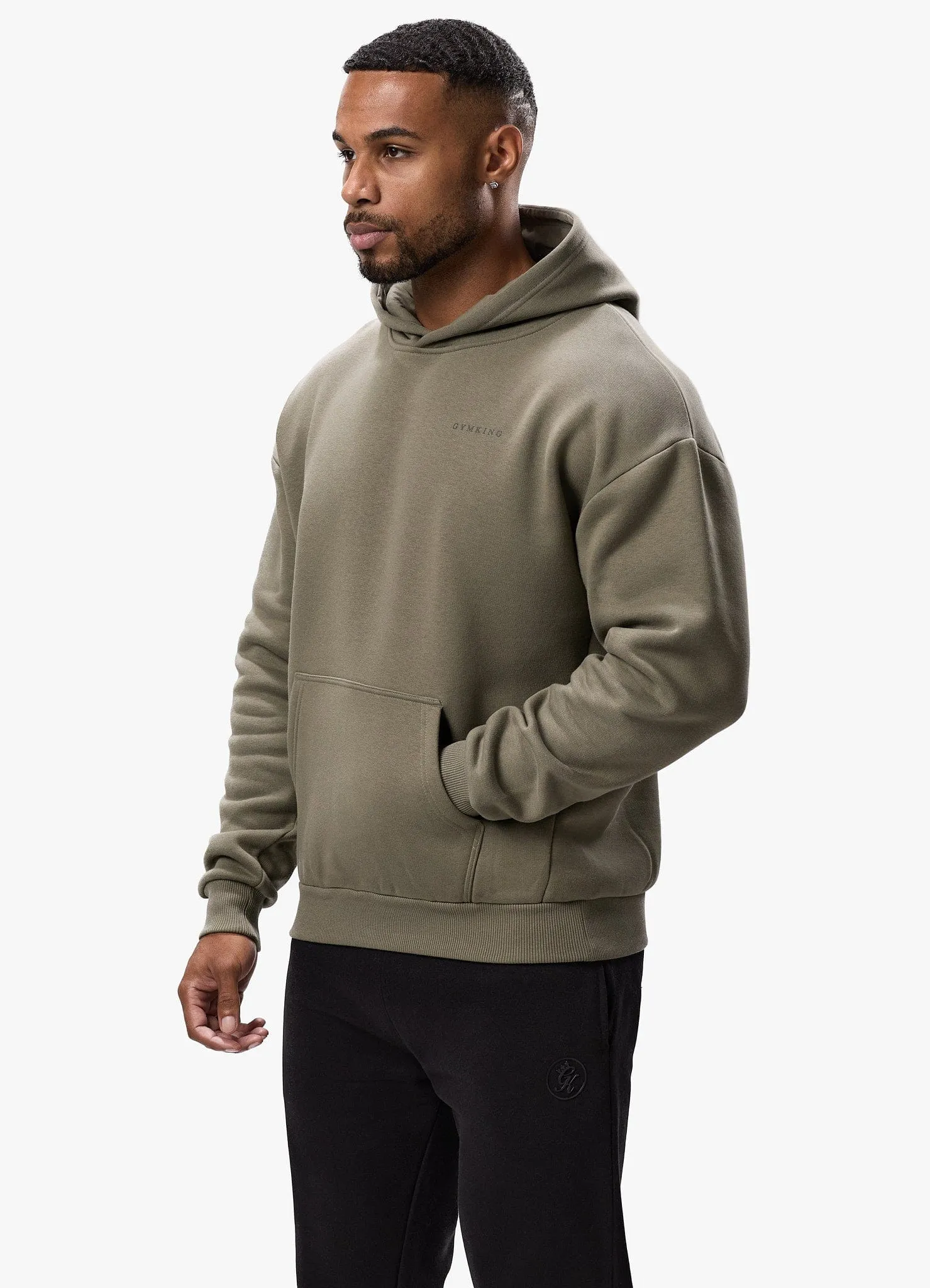 product concert wear energy Gym King Belief Fleece Hood - Khaki