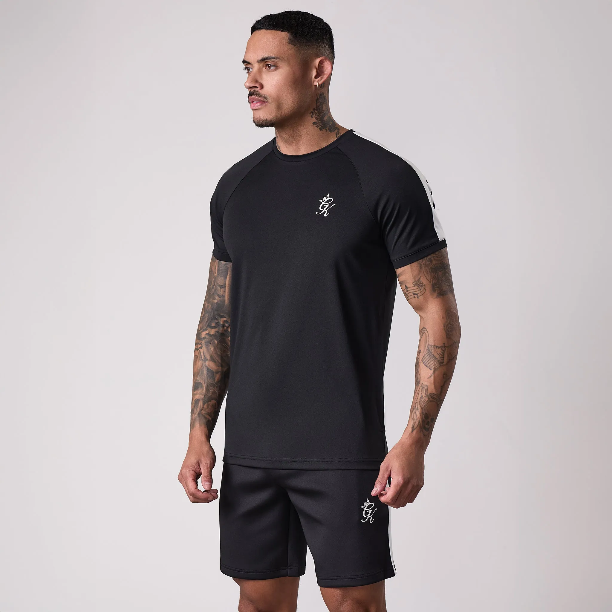 Breathable knit Active Essentials Gym King Core Plus Poly Tee - Black