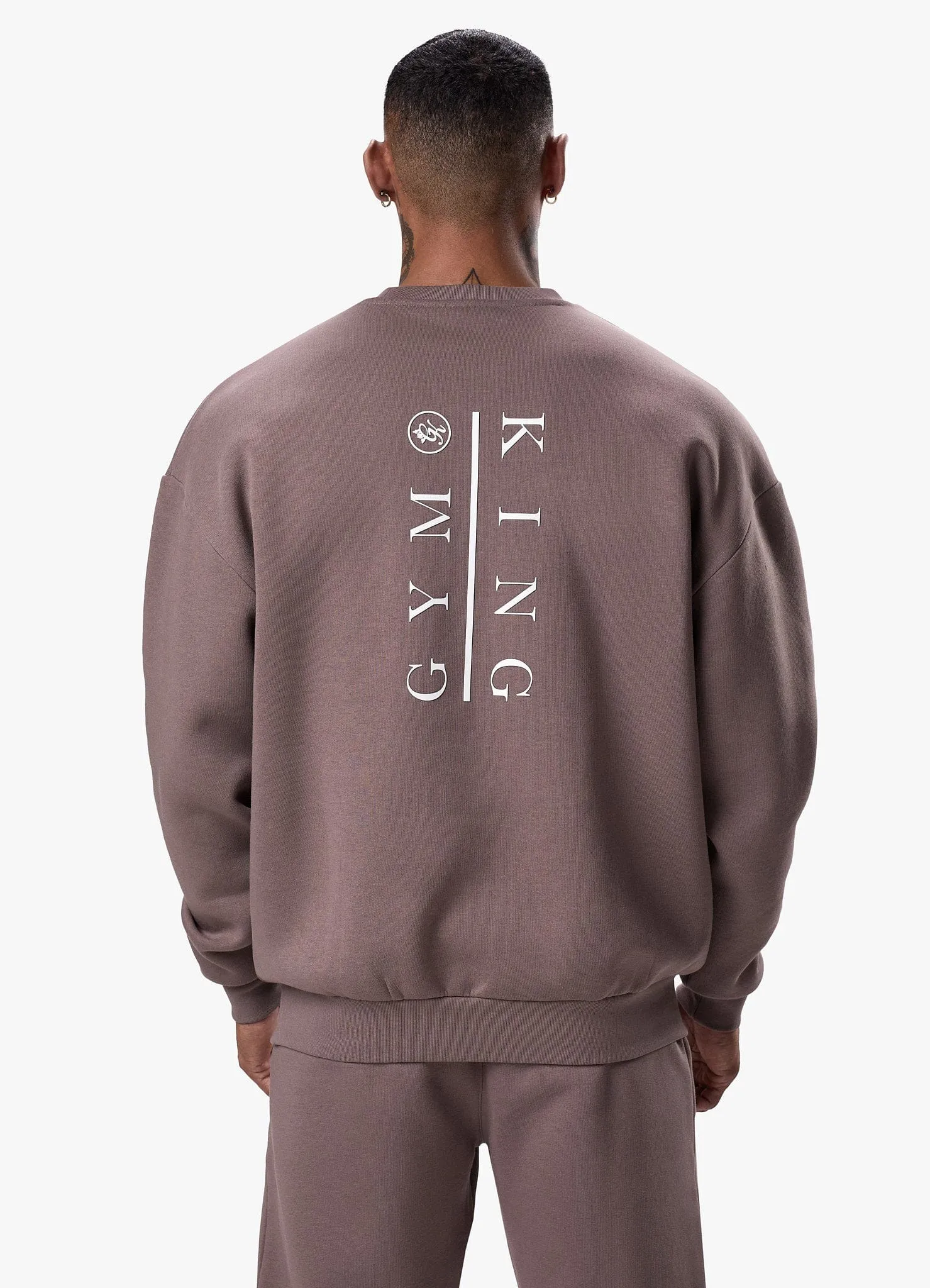 Timeless Bold Comfortable Hoodie Gym King Division Crew - Iron