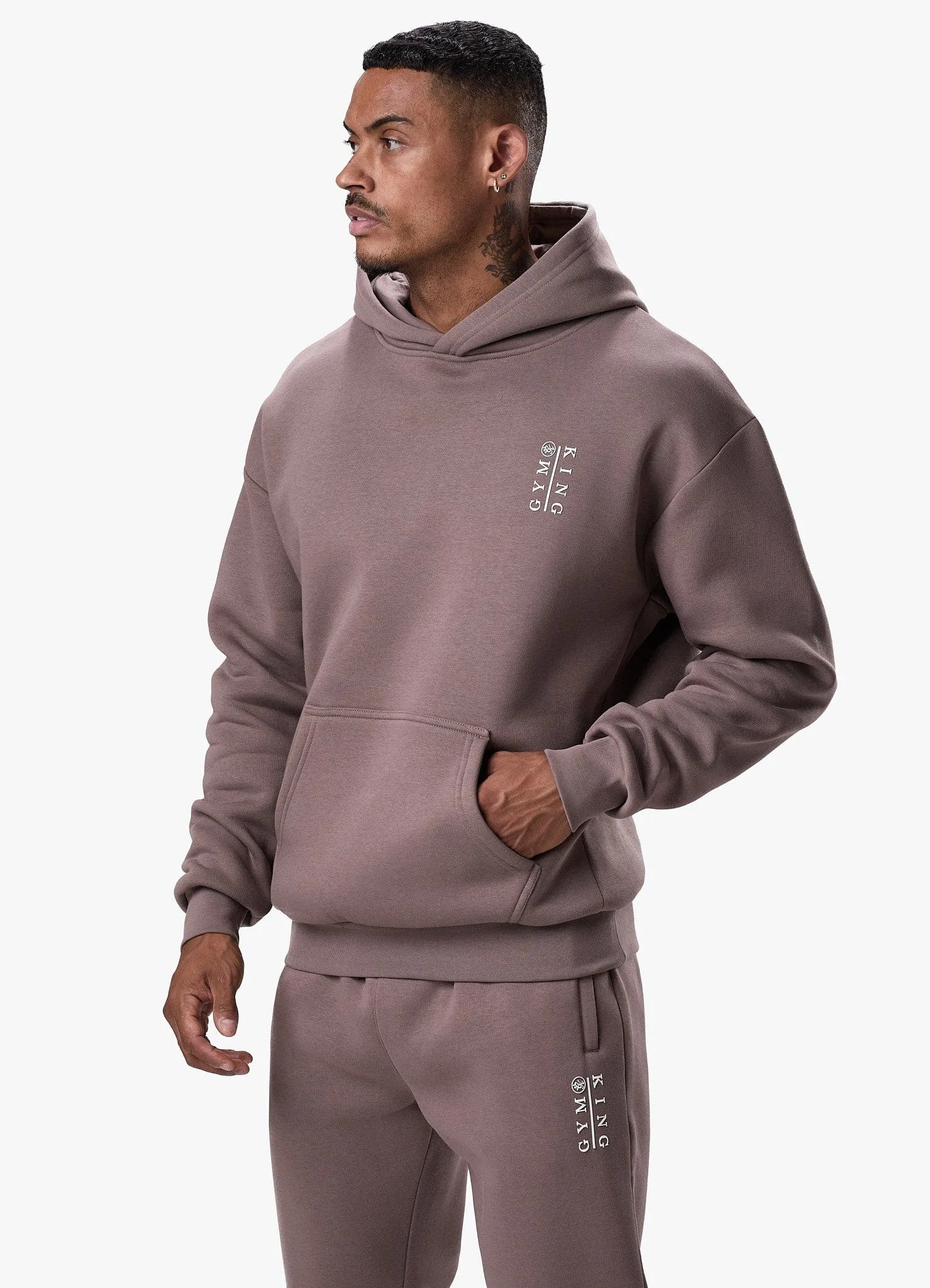 Gym King Division Hood - Iron All-Weather Wear