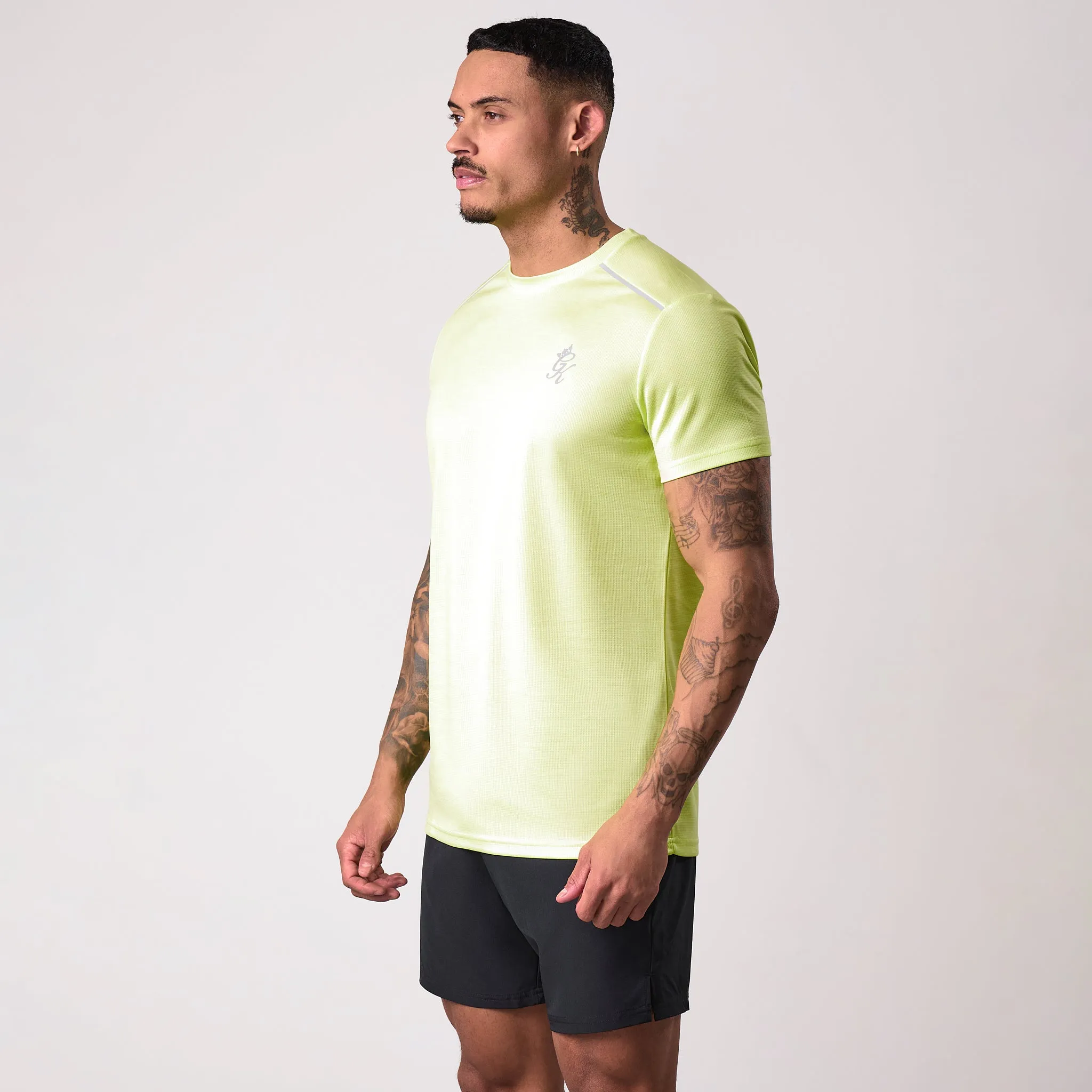 Gym King Element Tee - Sherbert Lime Marl Casual Chic Look