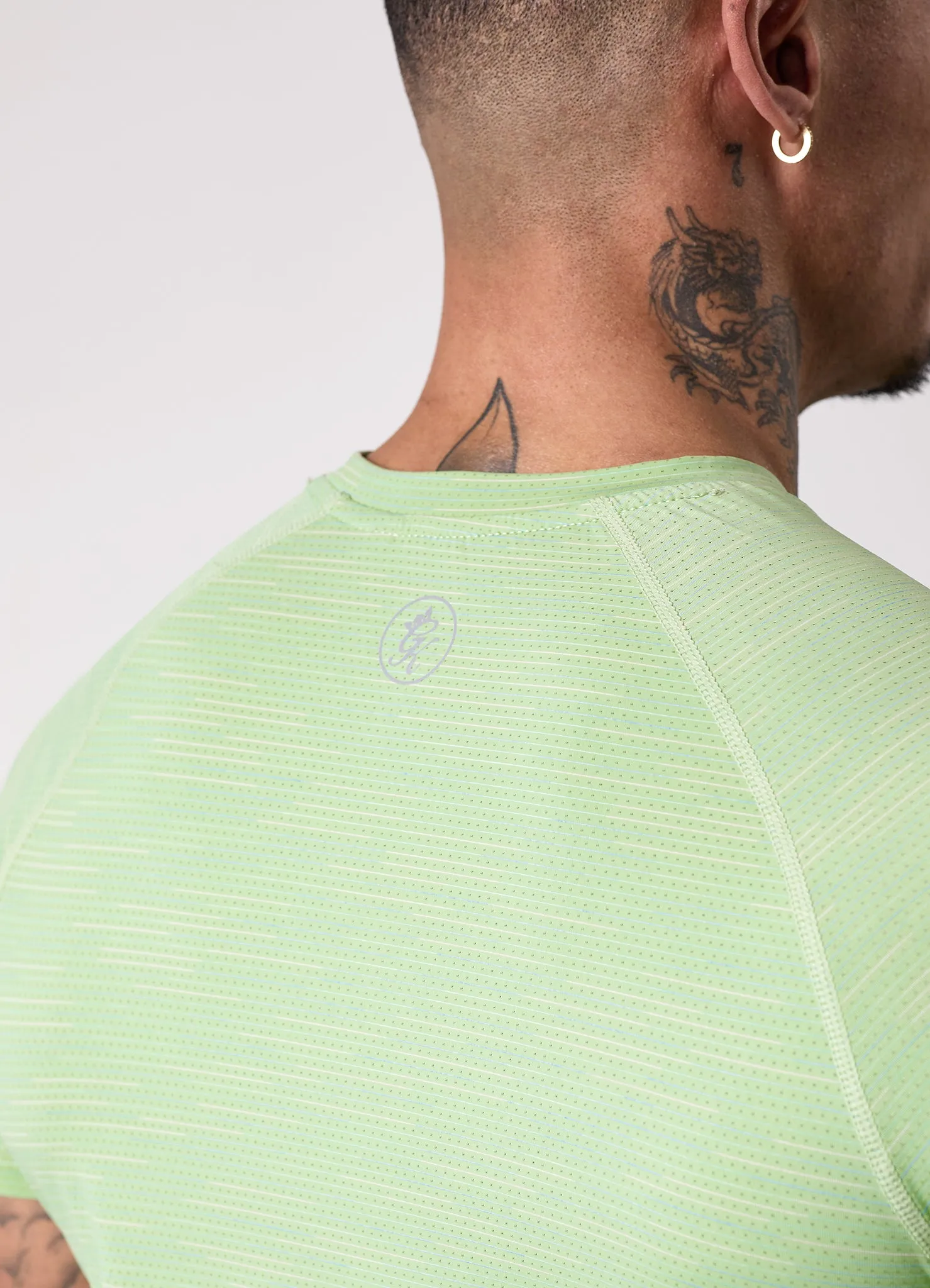 Gym King Energy Grindle Tee - Apple Grindle MoistureWicking Technology