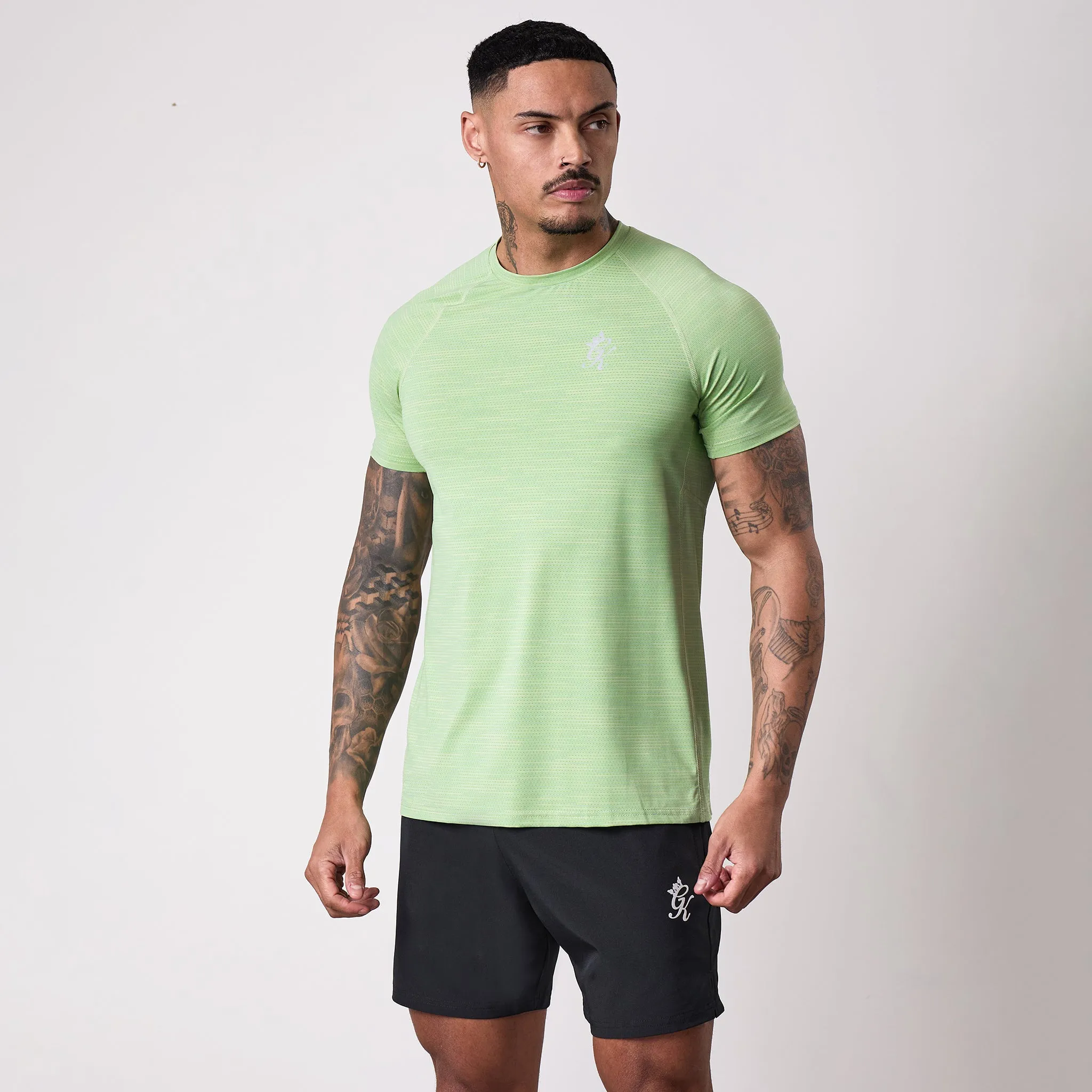 Chic And Comfortable Gym King Energy Grindle Tee - Apple Grindle