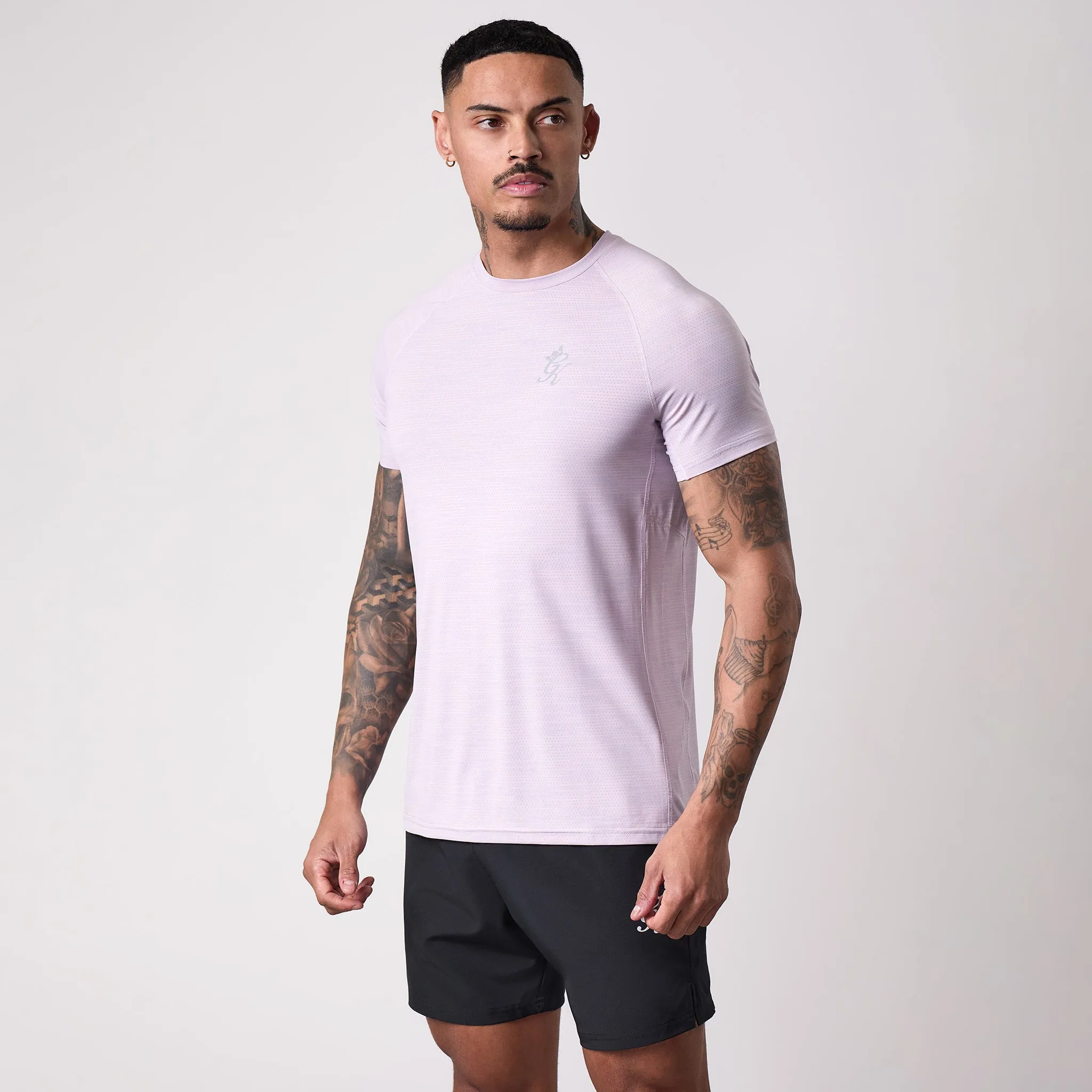 Affordable accessibility LayeringFriendly Gym King Energy Grindle Tee - Dusky Lilac Grindle