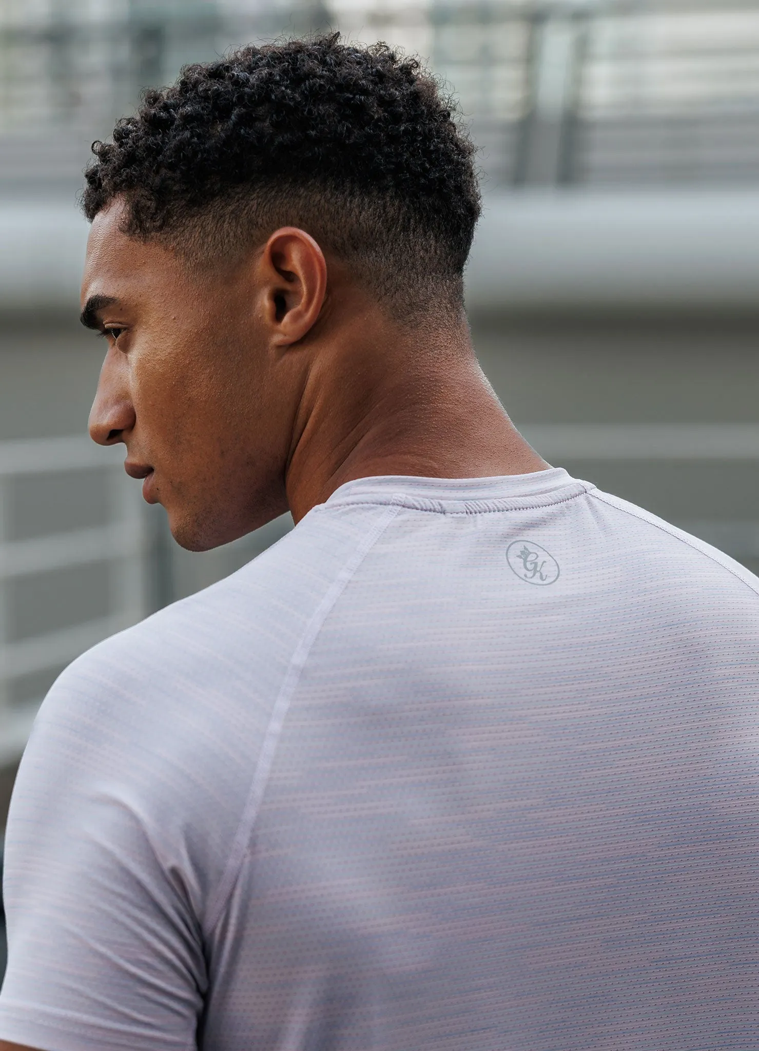 Breathable Wearable Easy Wear Option Gym King Energy Grindle Tee - Dusky Lilac Grindle