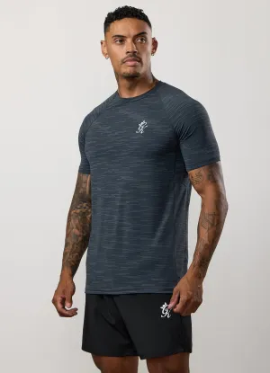 Gym King Energy Grindle Tee - Graphite Grindle Quick Dry Wear Fit
