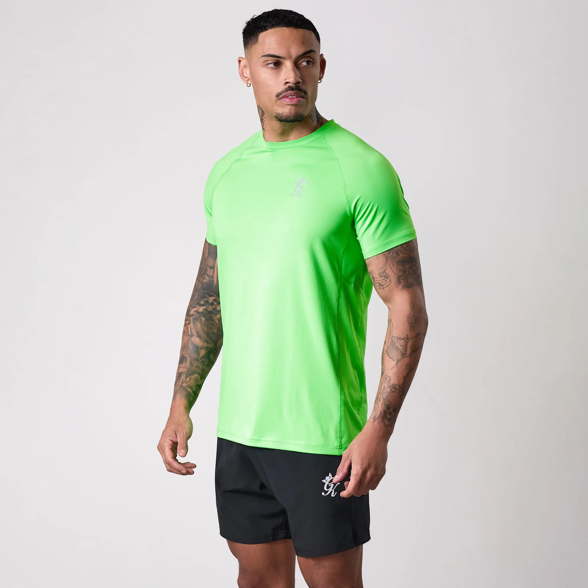 Chic Comfort Style Gym King Energy Tee - Kiwi Green