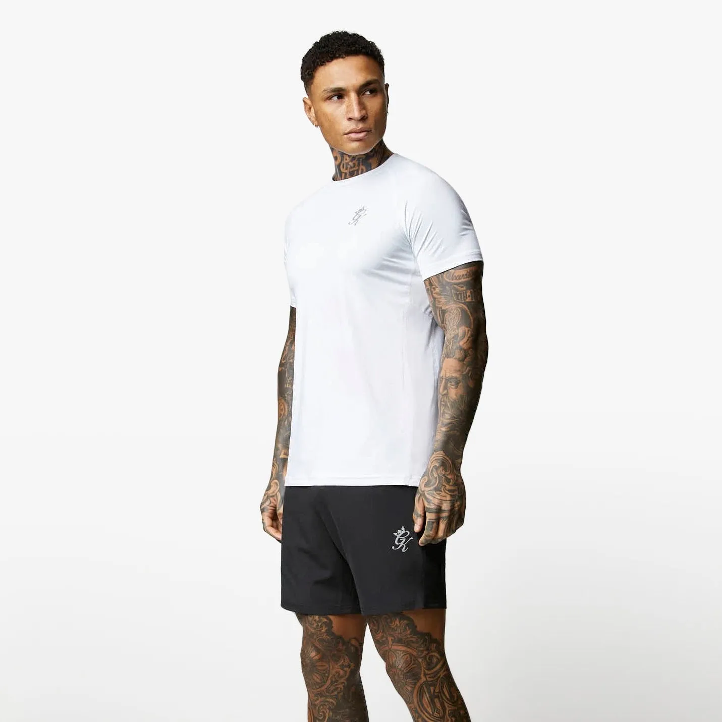 Chill Wear MultiPly Fabric Gym King Energy Tee - White