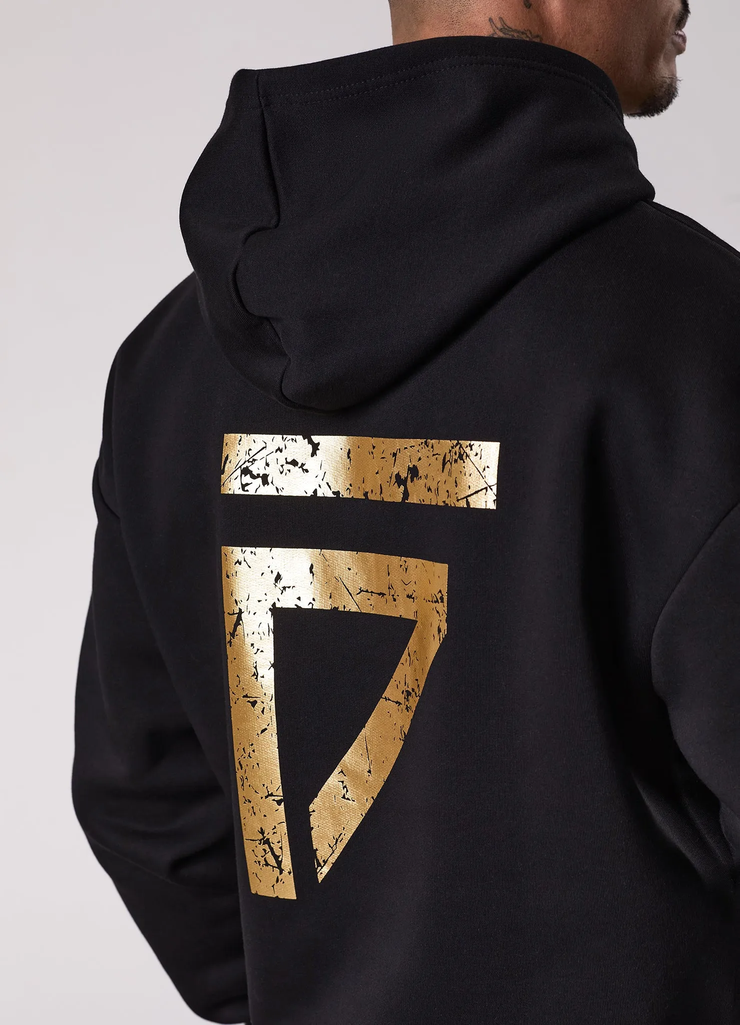 Urban Trend Gym King Fight Division Hood - Black