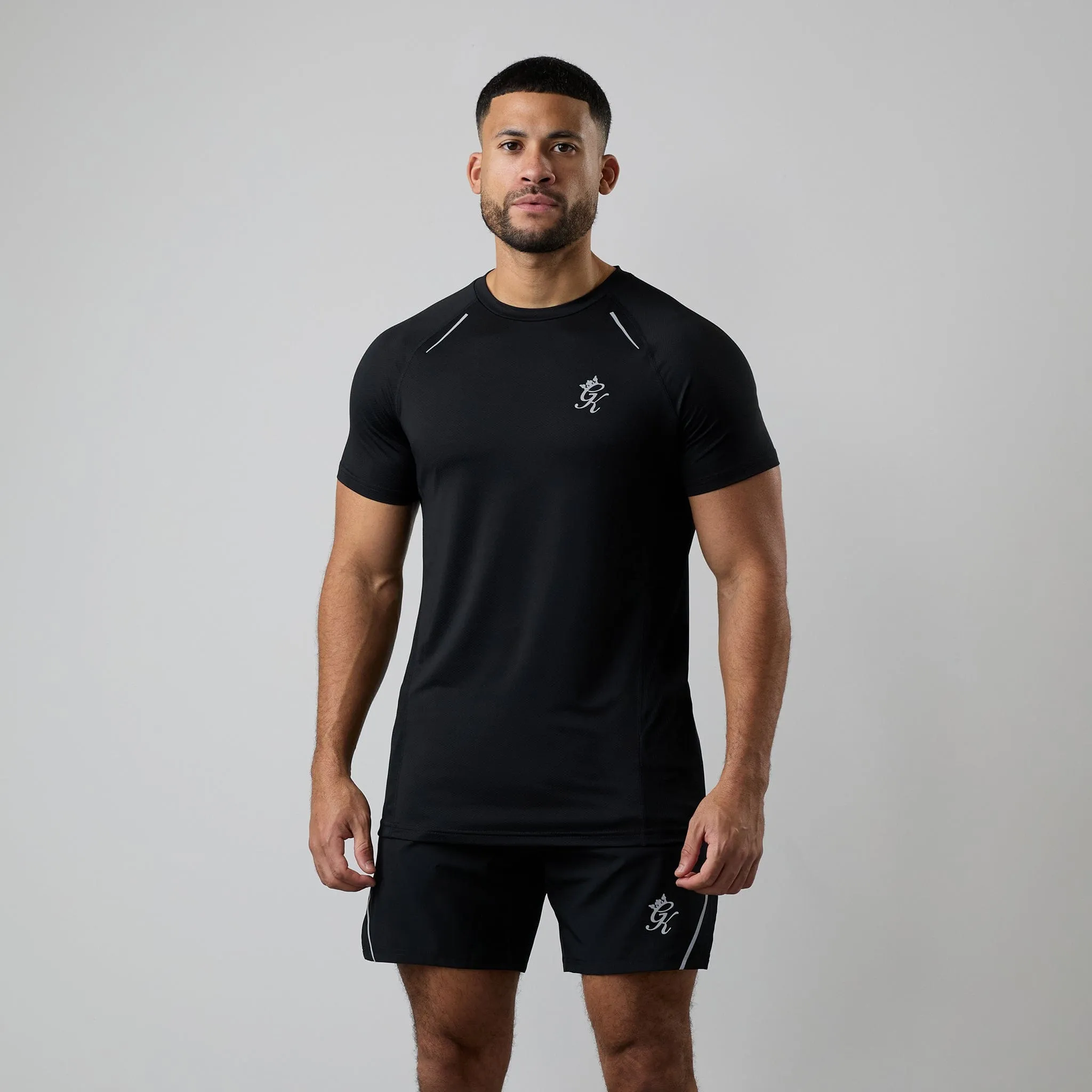 Gym King Flex 2.0 Tee - Black Easy Wear Sporty Flex