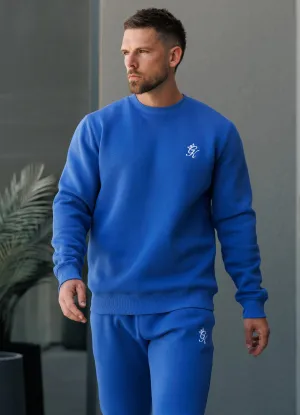 product selection Gym King Fundamental Fleece Crew - Sonic Blue