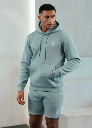 Gym King Fundamental Fleece Hood - Smoke product tassel movement Printed Detail