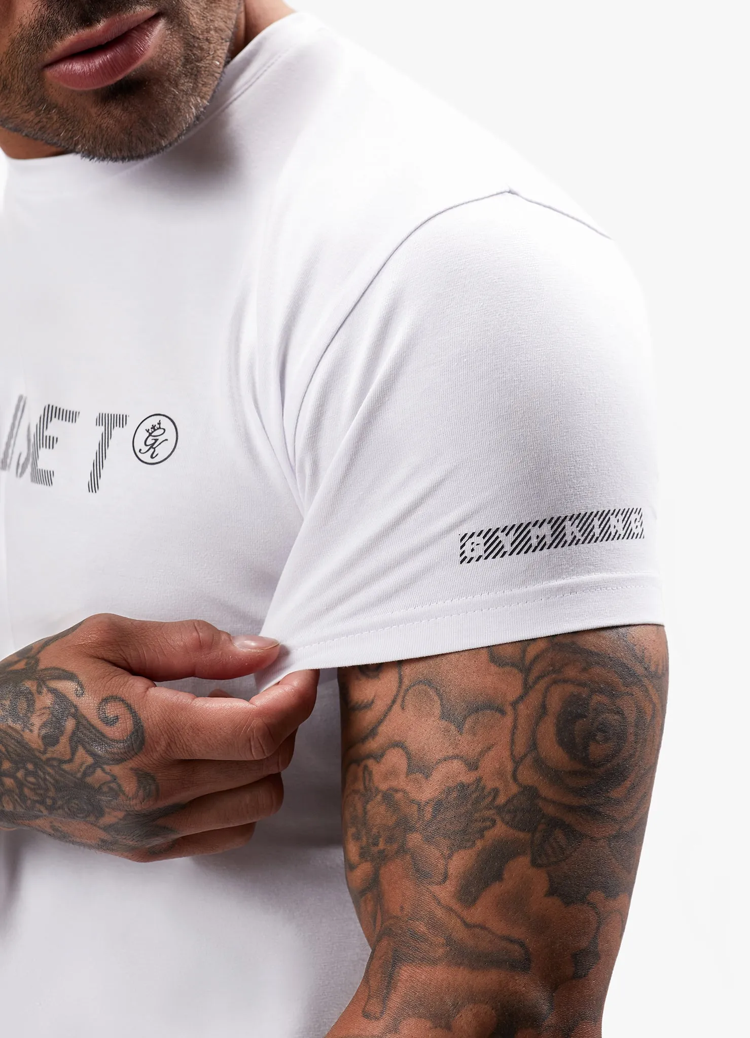 Functional Fit Gym King Mindset Jersey Tee - White