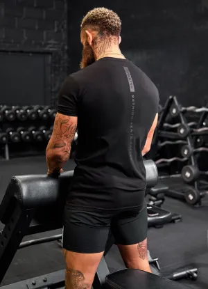 Gym King Nothing Beats Belief Tee - Black Fashion Layering