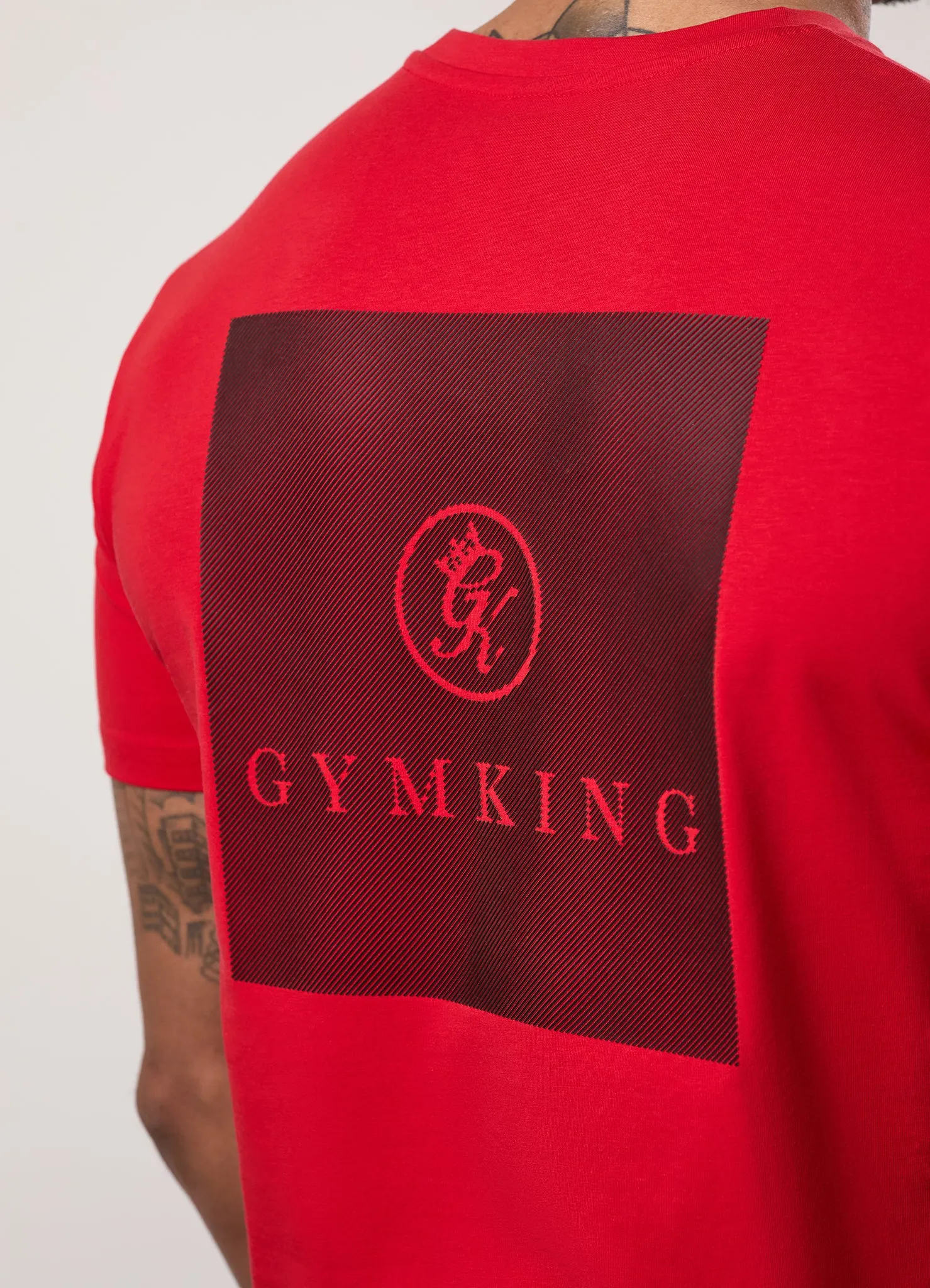 Gym King Pro Graphic Tee - Crimson Red Easy to Style Trendy Wearable