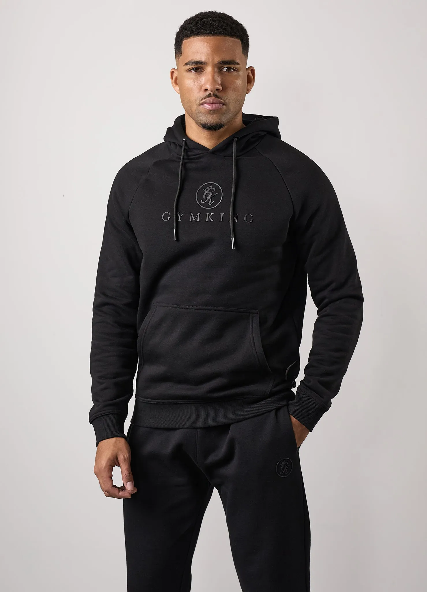Active Wear Look Gym King Pro Hood - Black/Black