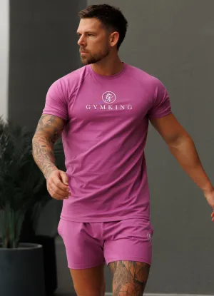 UVProtectionFinish Comfy Base Gym King Pro Jersey Tee - Magenta Purple