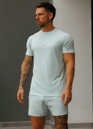 Gym King Pro Logo V2 Jersey Tee - Iced Mint Quick Change