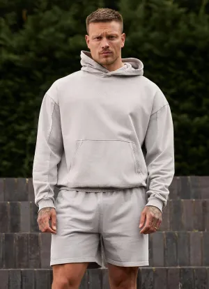 Tall Gym King Purpose Washed Hood - Urban Grey