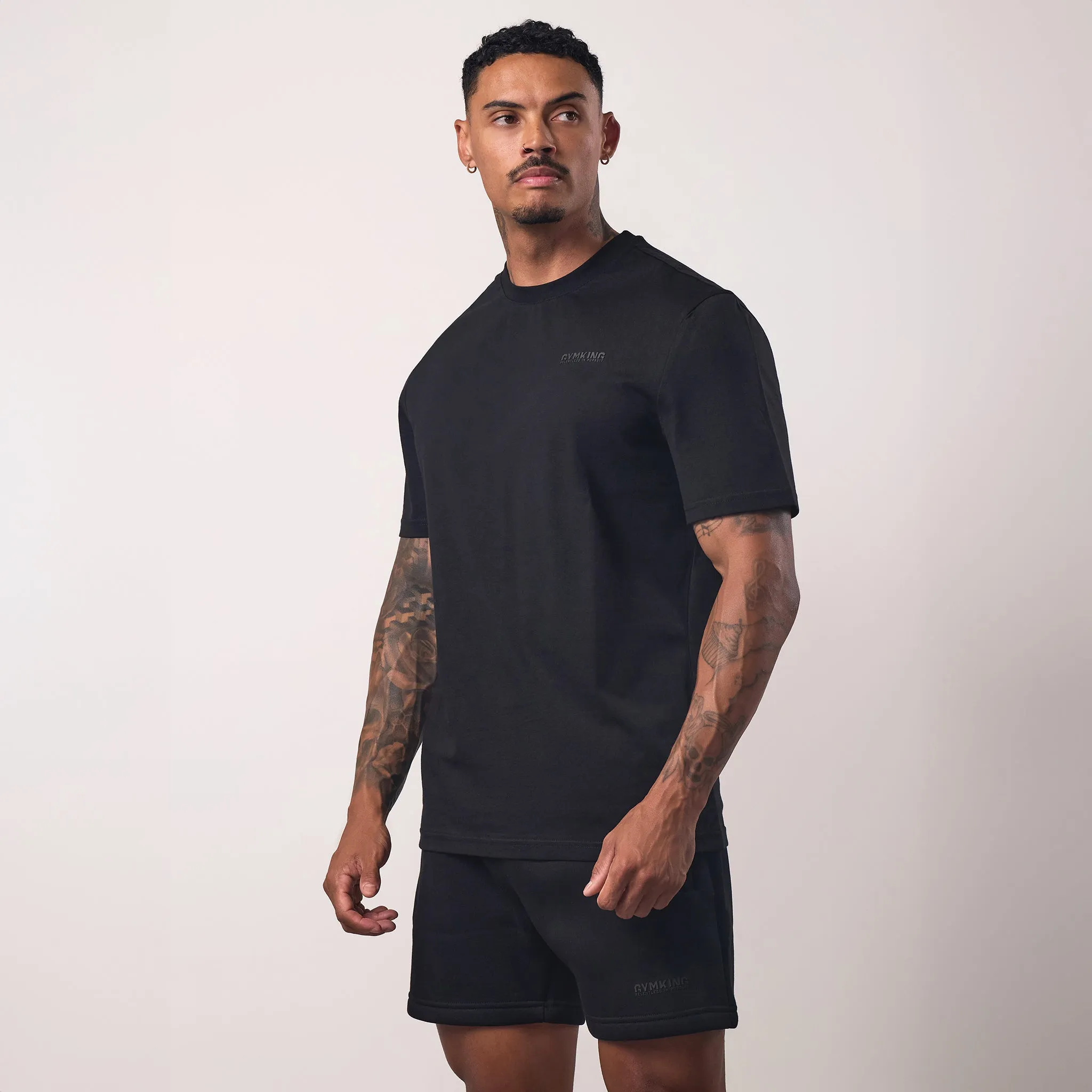 Cozy Comfort Design Gym King Relentless Tee - Black