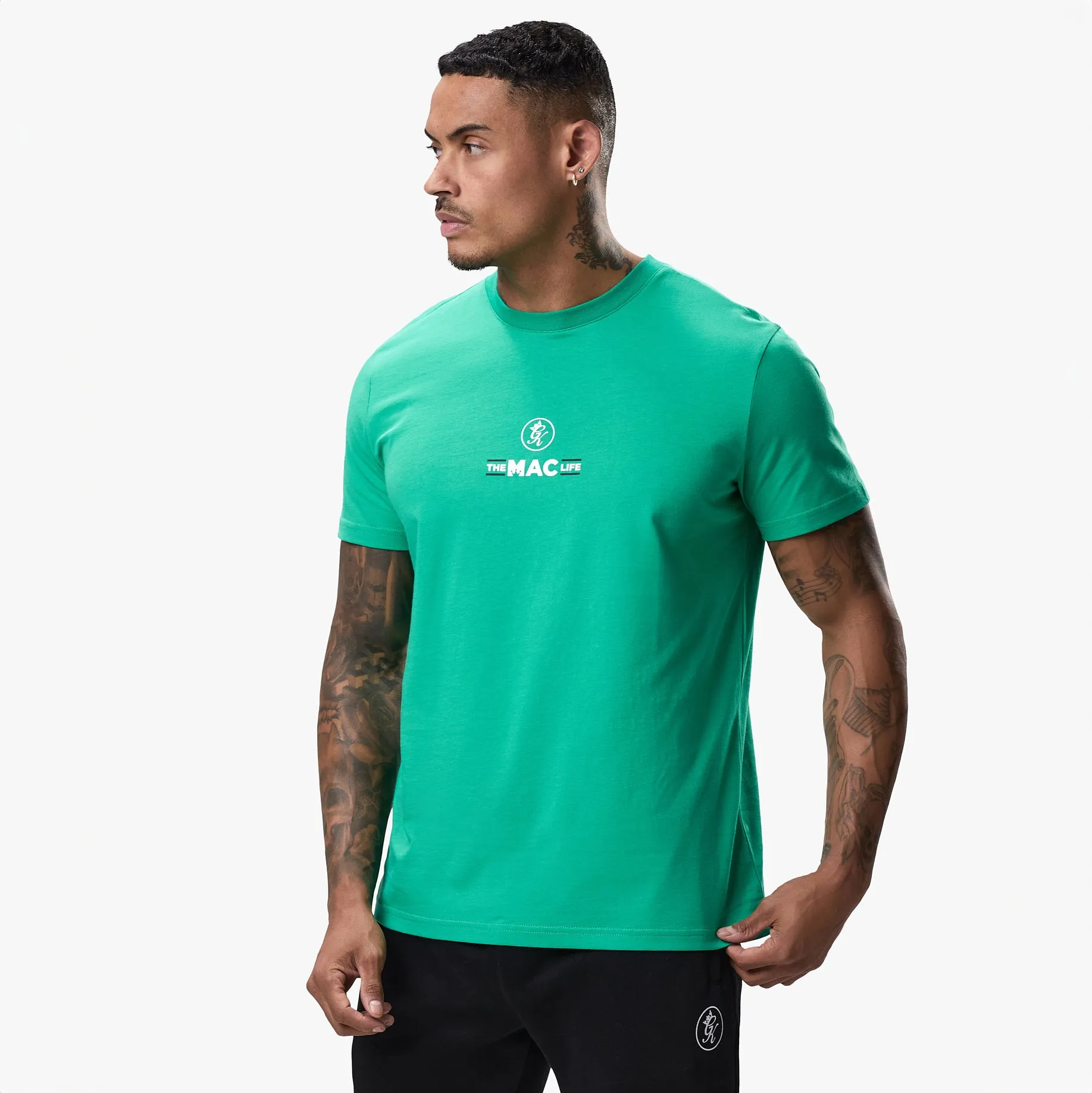 Standard Body Fit Gym King TML Jersey Regular Fit Tee - Shamrock Green