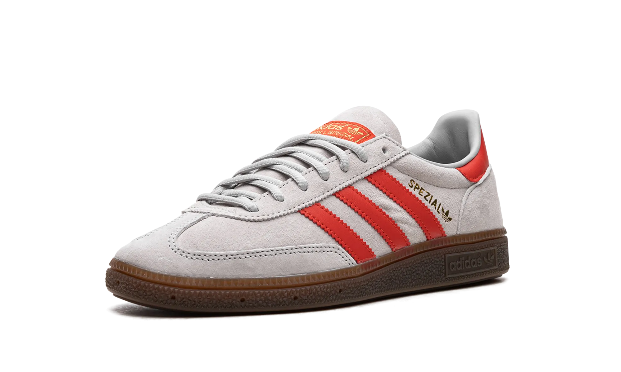 Street Action Plush Interior Handball Spezial "Grey / Hi-Res Red"