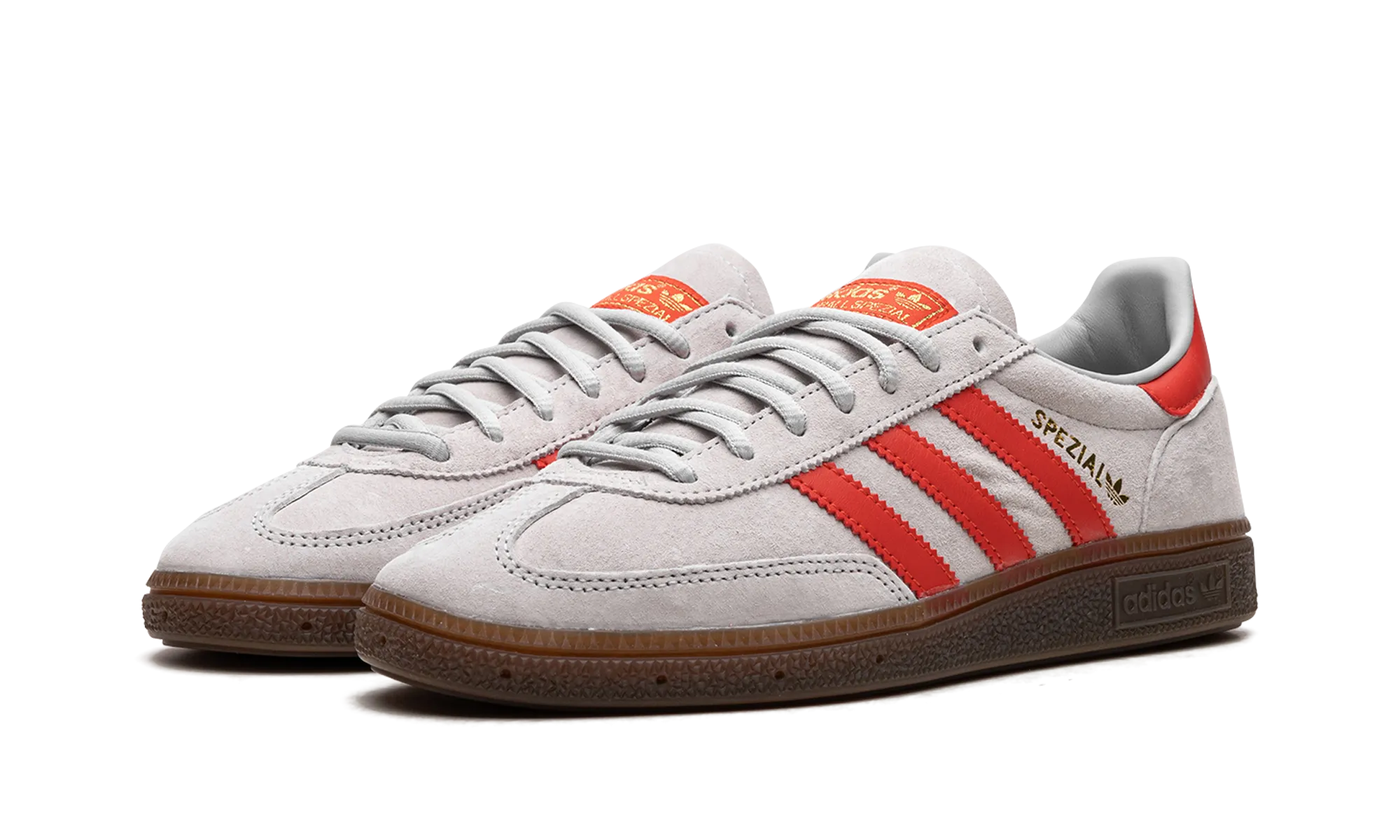 Handball Spezial "Grey / Hi-Res Red" Featherweight Fit