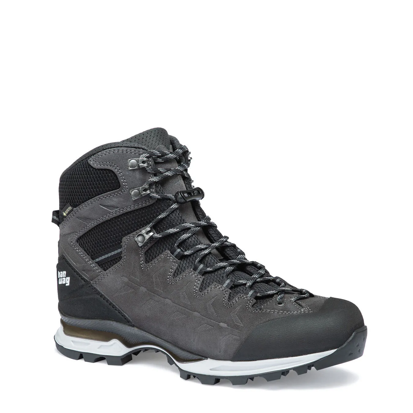 Breathable Road Trip Hanwag Makra Trek GTX Boot Asphalt / Light Grey