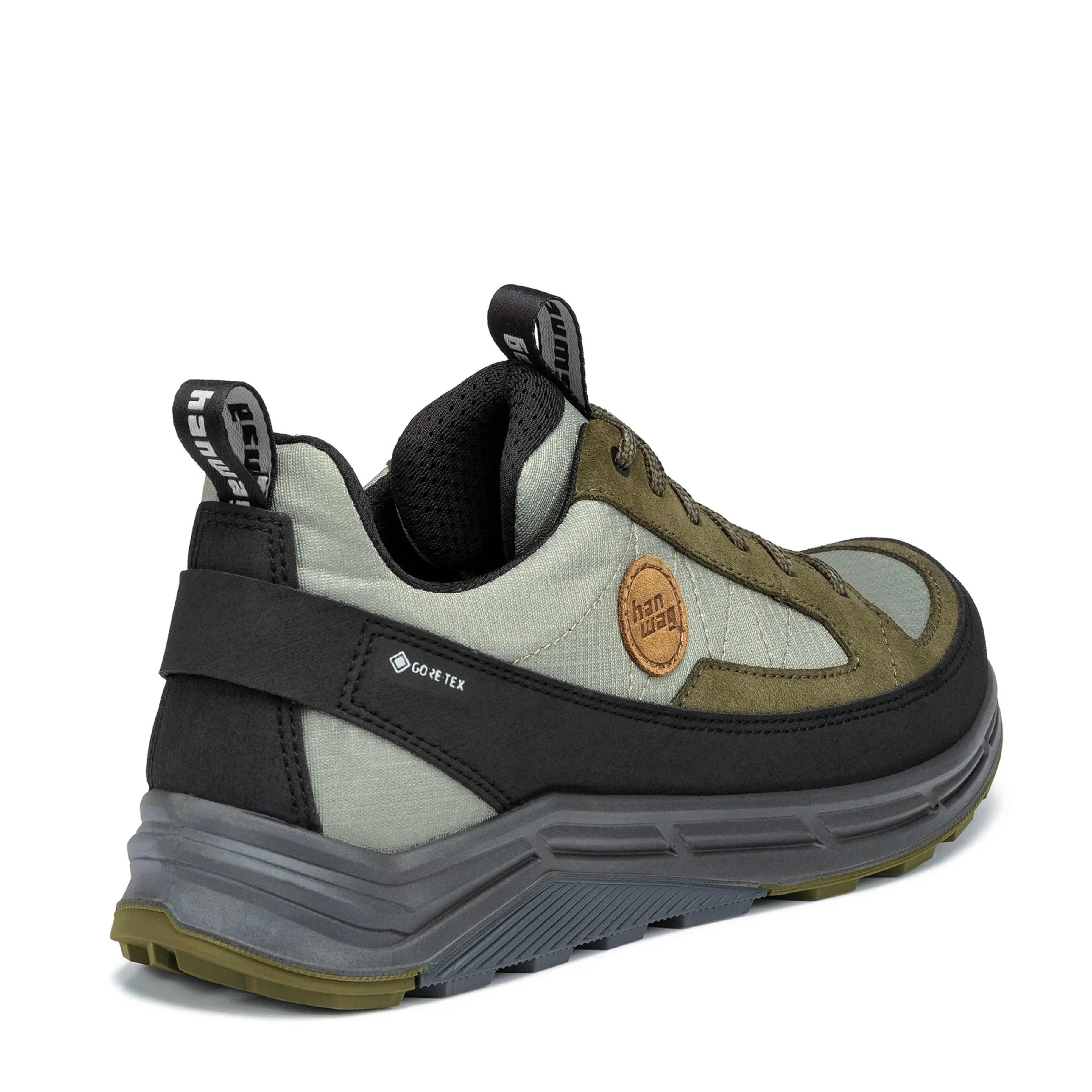 Hanwag Rotpunkt Light Low GTX Trainer Deep Olive / Light Olive mud proof Urban Sleek