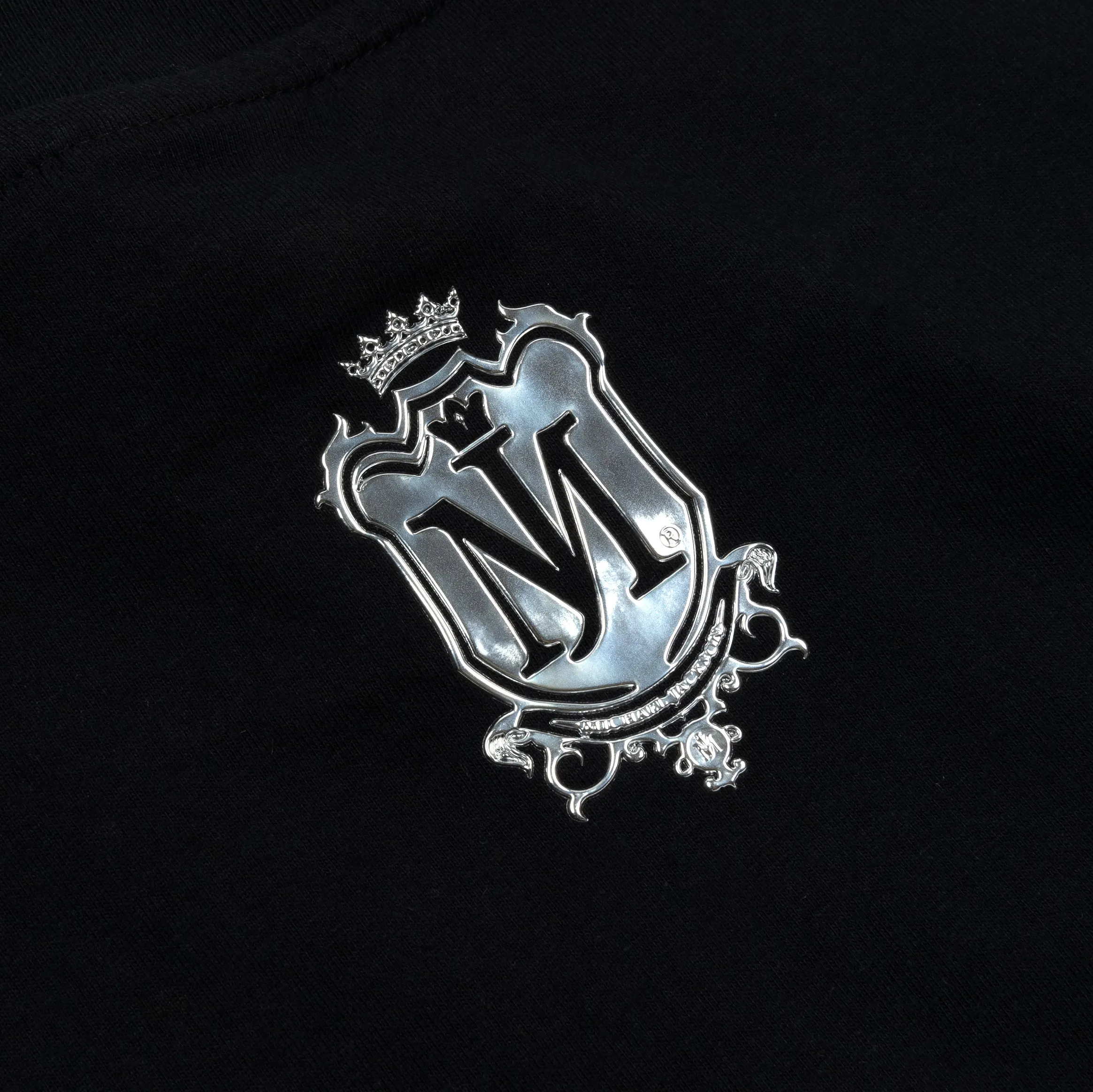 SP x Michael Jackson Moonwalk Mens Short Sleeve Shirt (Black/White) Quick-Dry Fabric