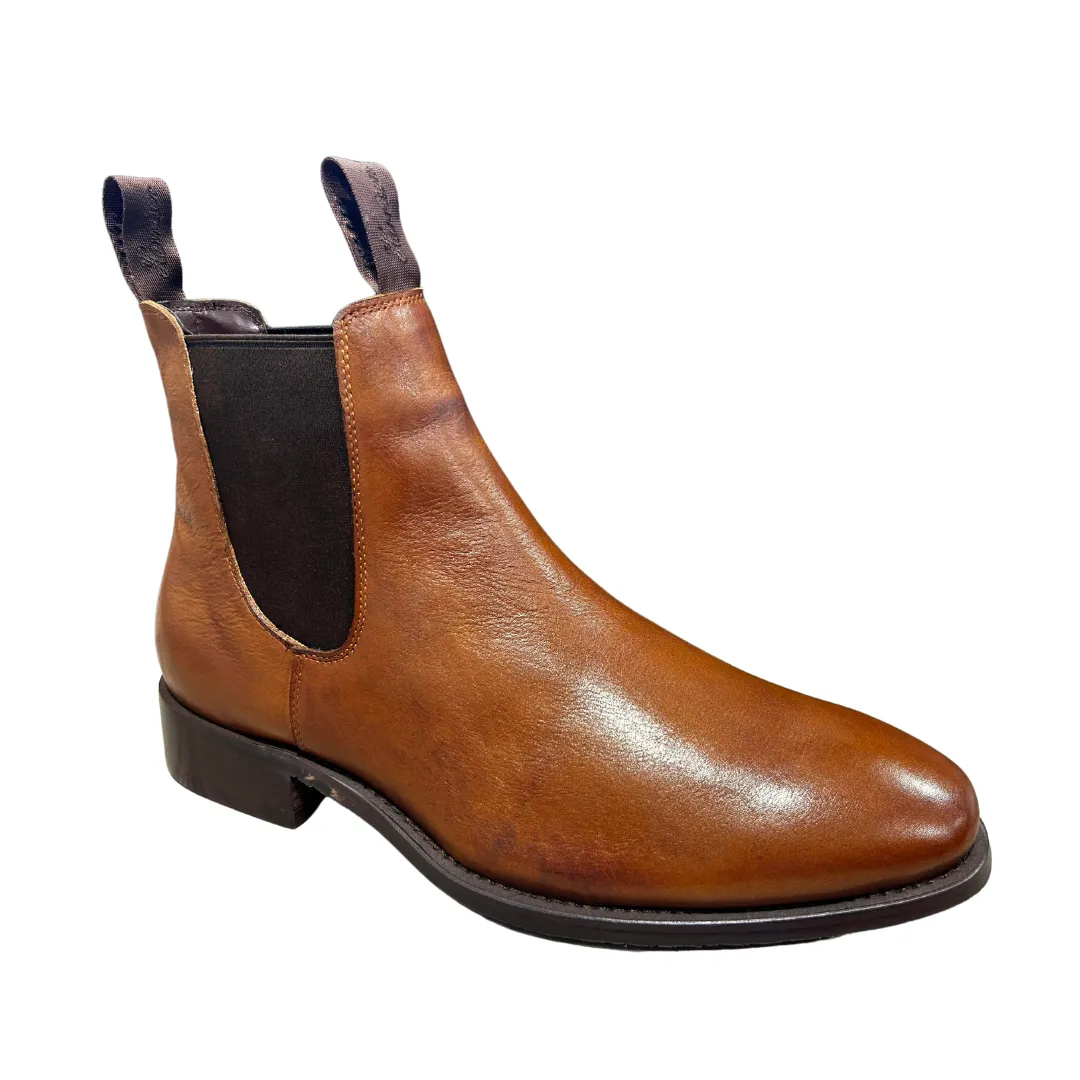 Deep Grooves Young Professional Harrison Mens Chelsea Boot H1 Tan