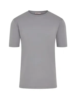 Herno Double Sleeve Arm Detail Short Sleeve T-shirt (Grey) Casual everyday wear Travel Light
